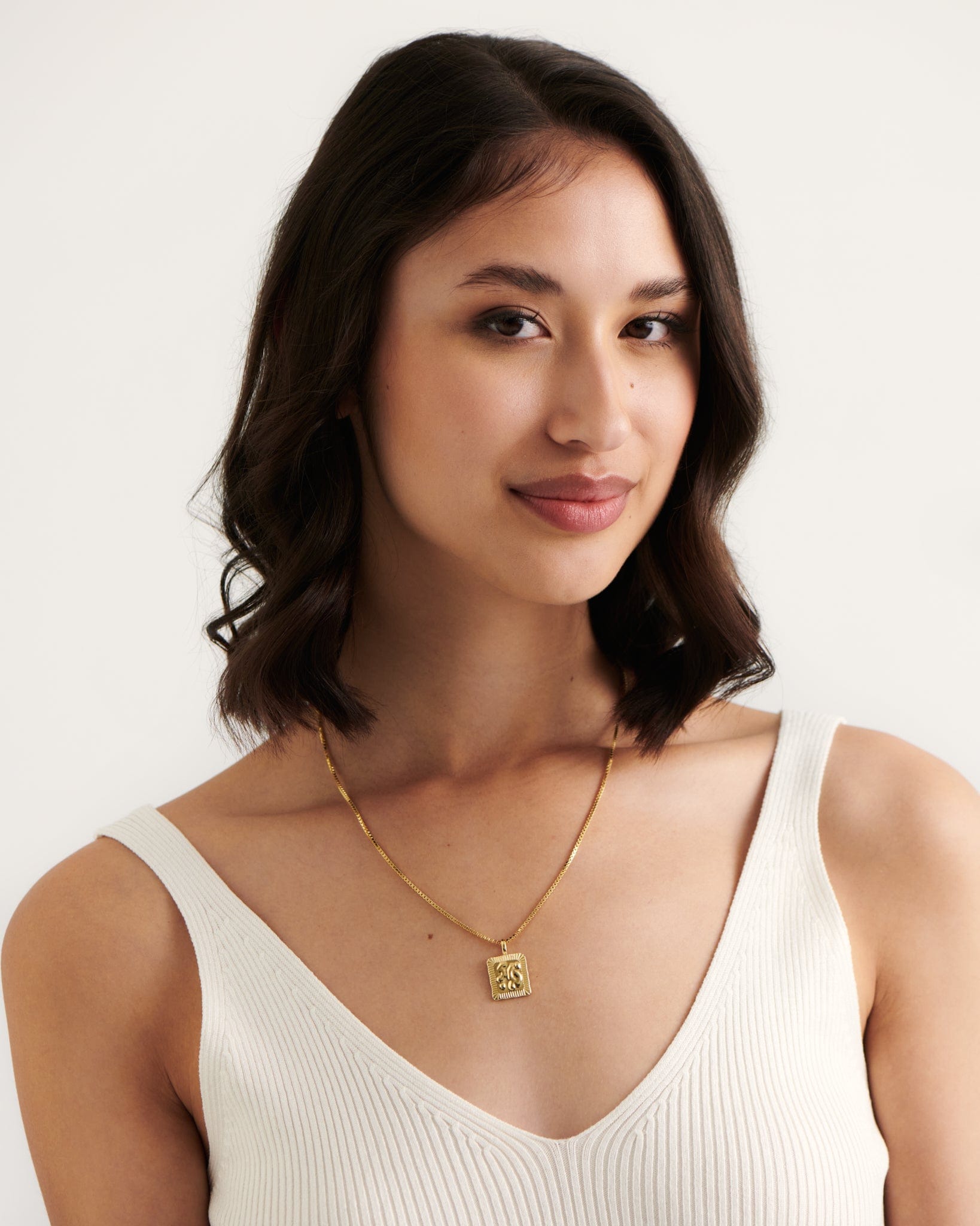 BRUNA The Label Necklace 18k Gold Vermeil / No Gems Ancona Necklace