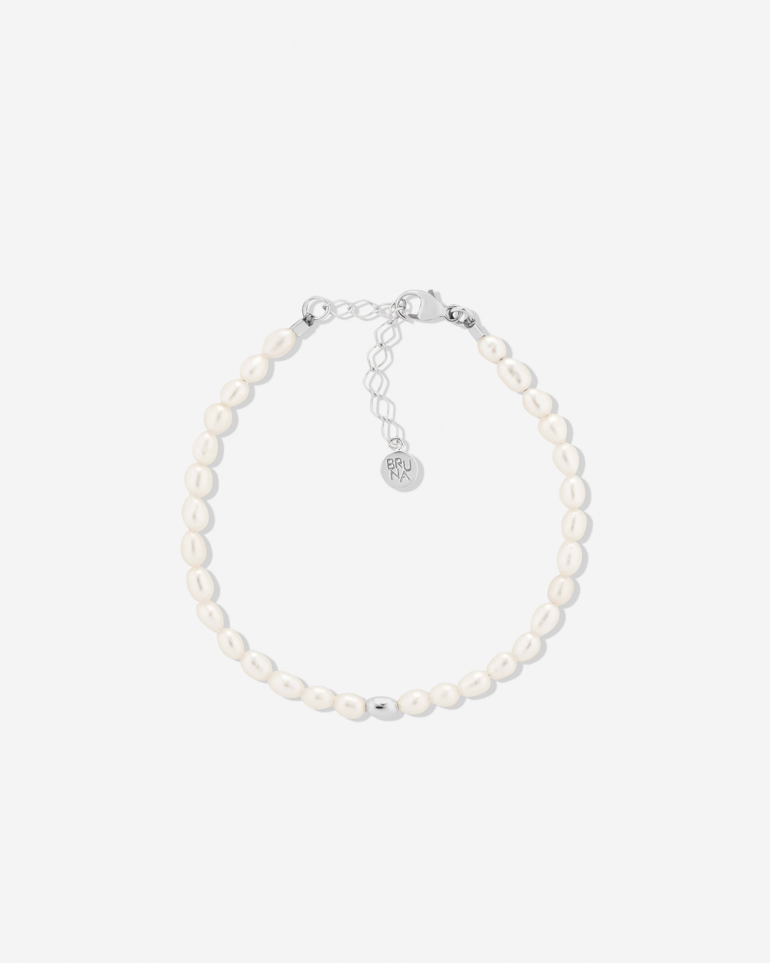 Bruna The Label Bracelet 925 Sterling Silber / Perlen Antibes Bracelet