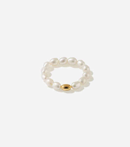 BRUNA The Label Ring 18k Gold Vermeil / 48-50 / Perlen Antibes Ring