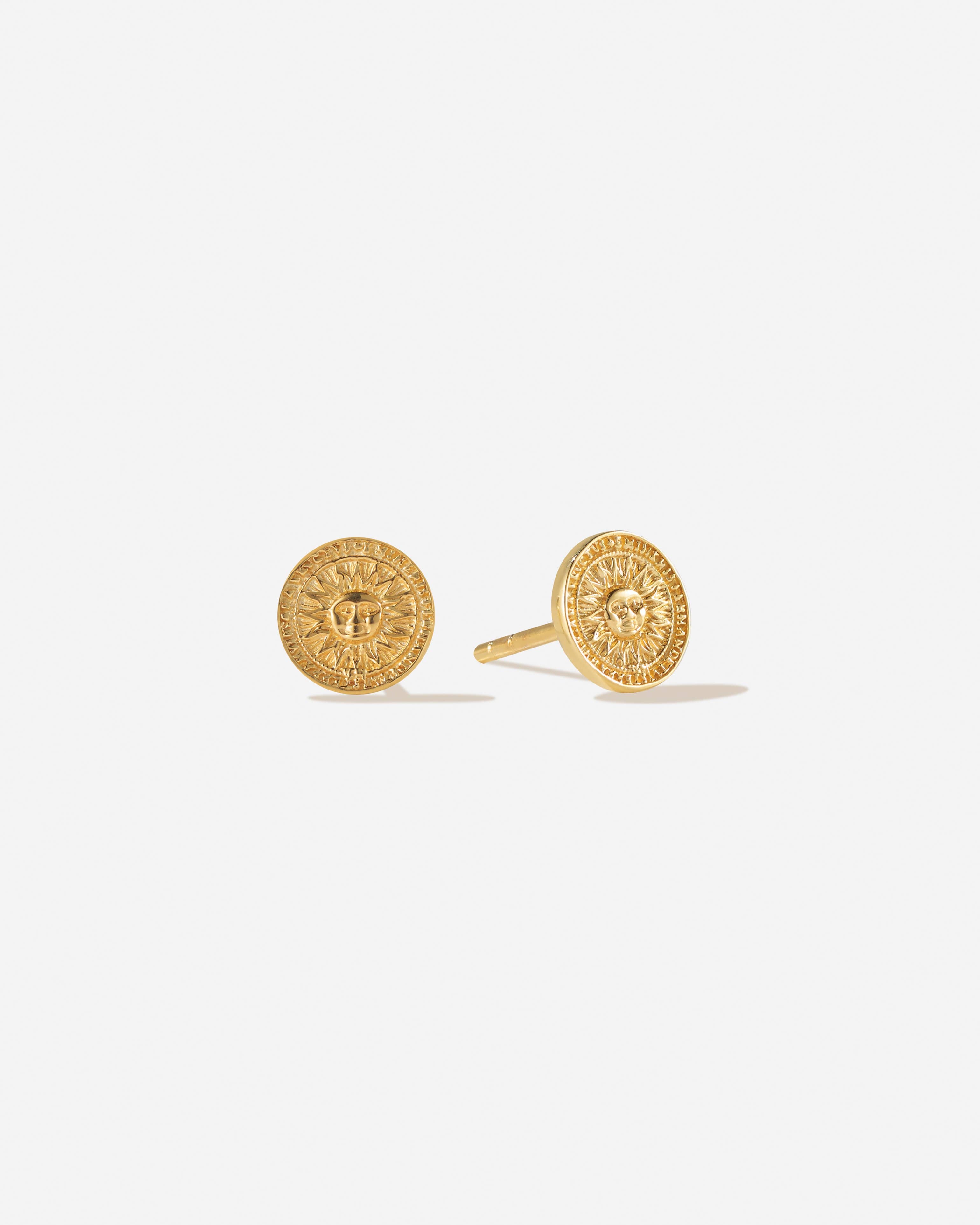 Bruna The Label Earrings 18k Gold Vermeil / No Gems Bari Studs