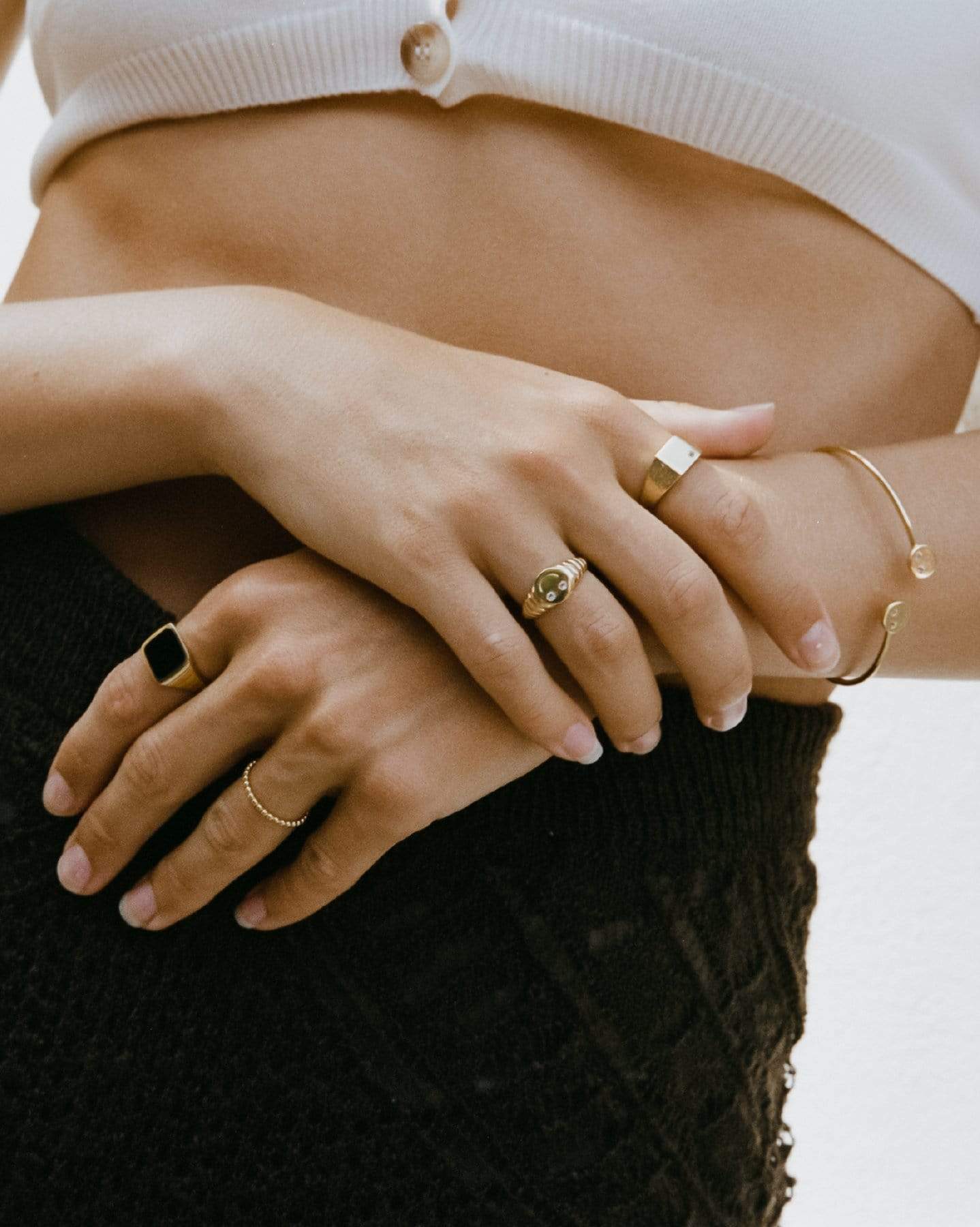 BRUNA The Label Ring Cannes Pinky Ring