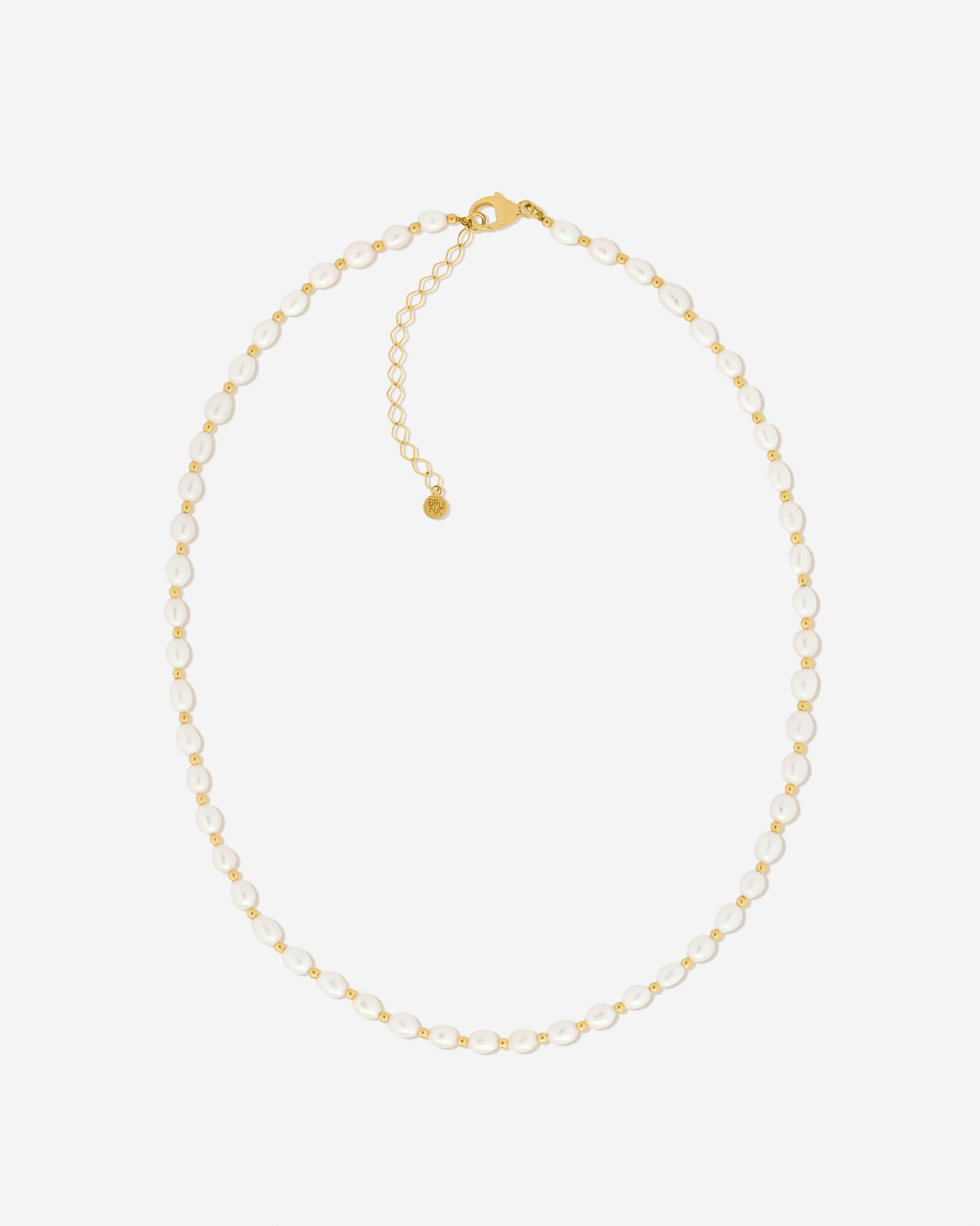Bruna The Label Necklace 18k Gold Vermeil / Perlen Cassis Necklace