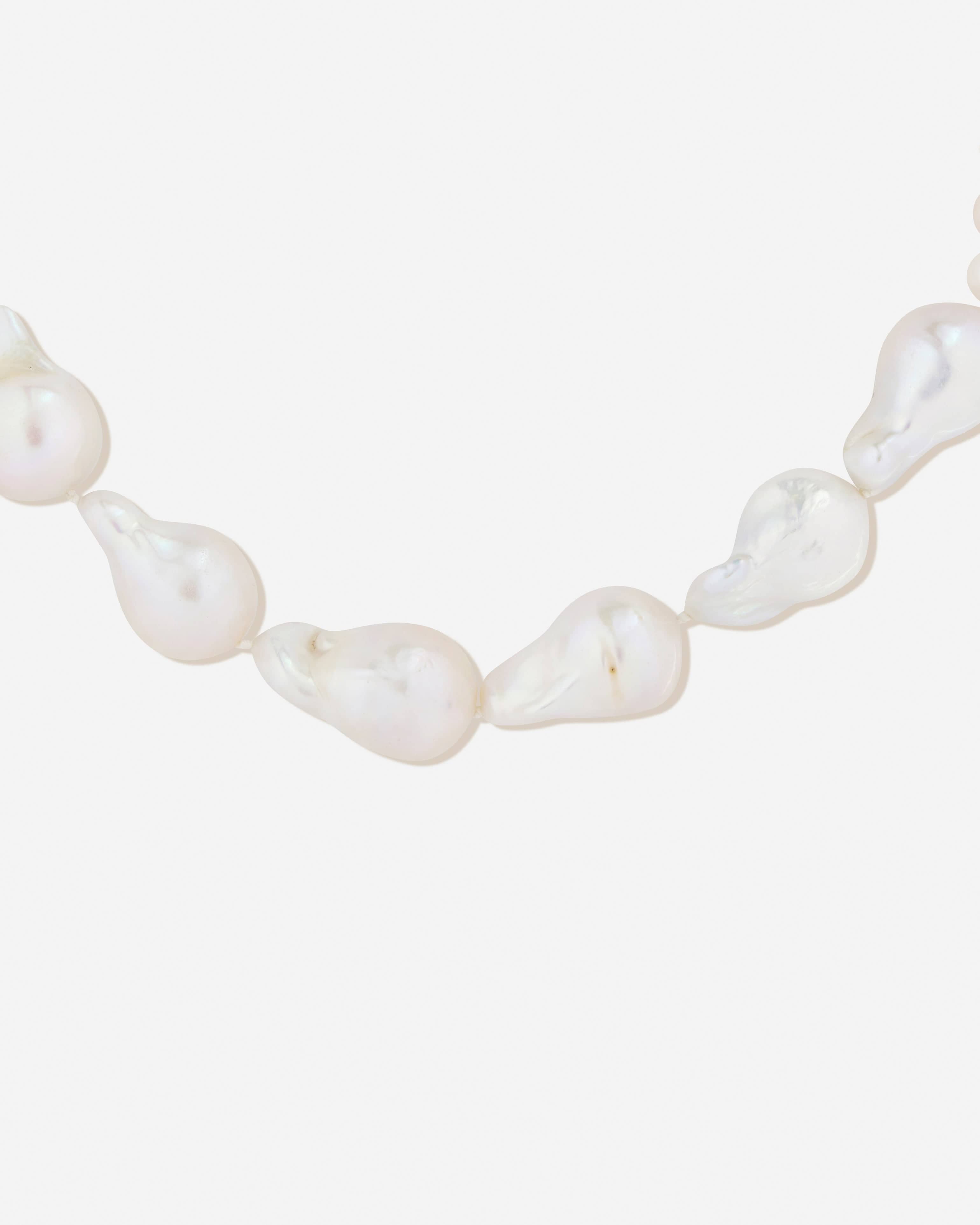 BRUNA The Label Necklace 18k Gold Vermeil / Perlen Champagne Necklace