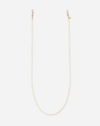 Bruna The Label Accessoire 18k Gold Vermeil / Perlen Champagne Sunglass Chain