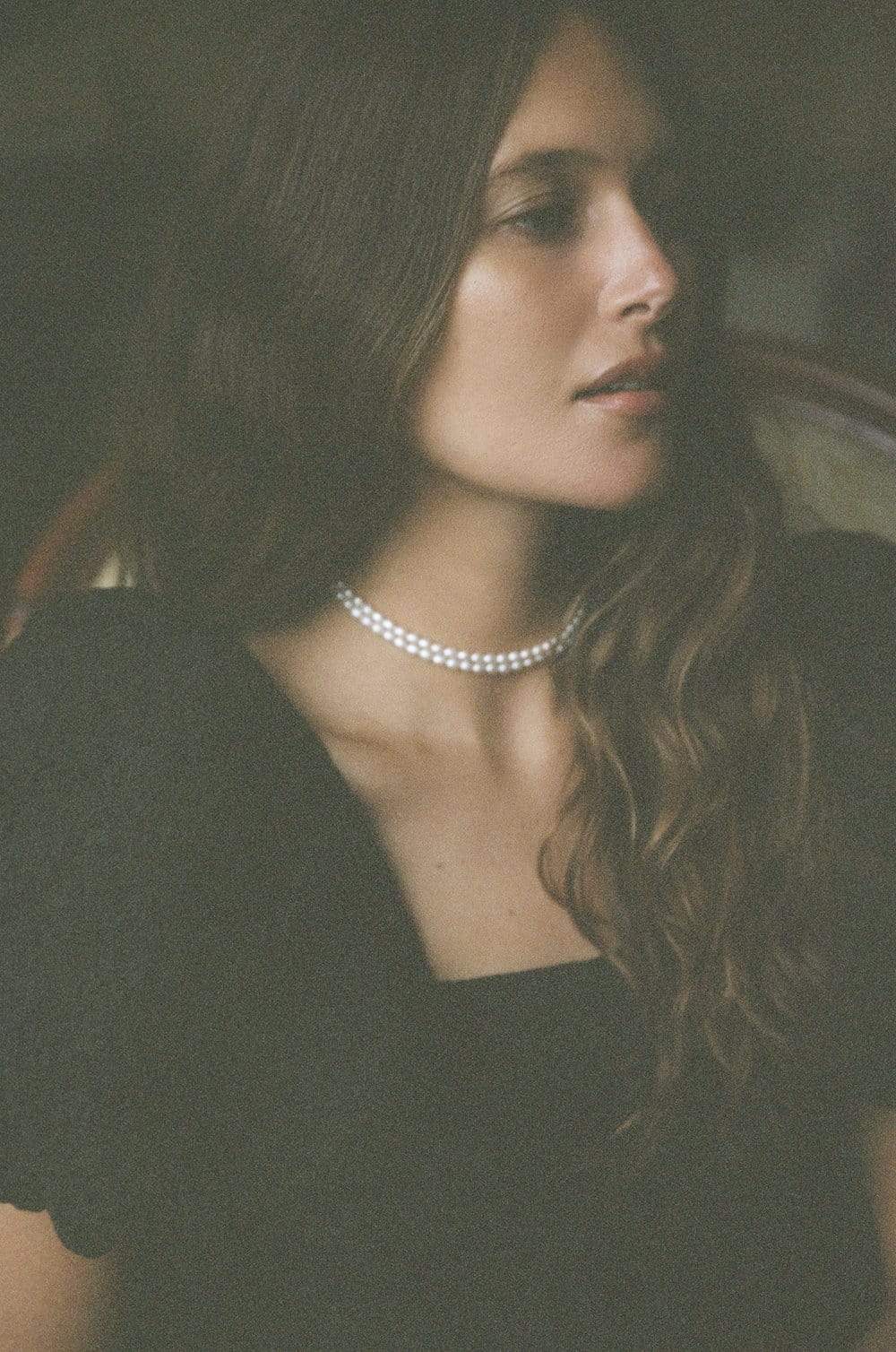 Bruna The Label Accessoire 18k Gold Vermeil / Perlen Champagne Sunglass Chain