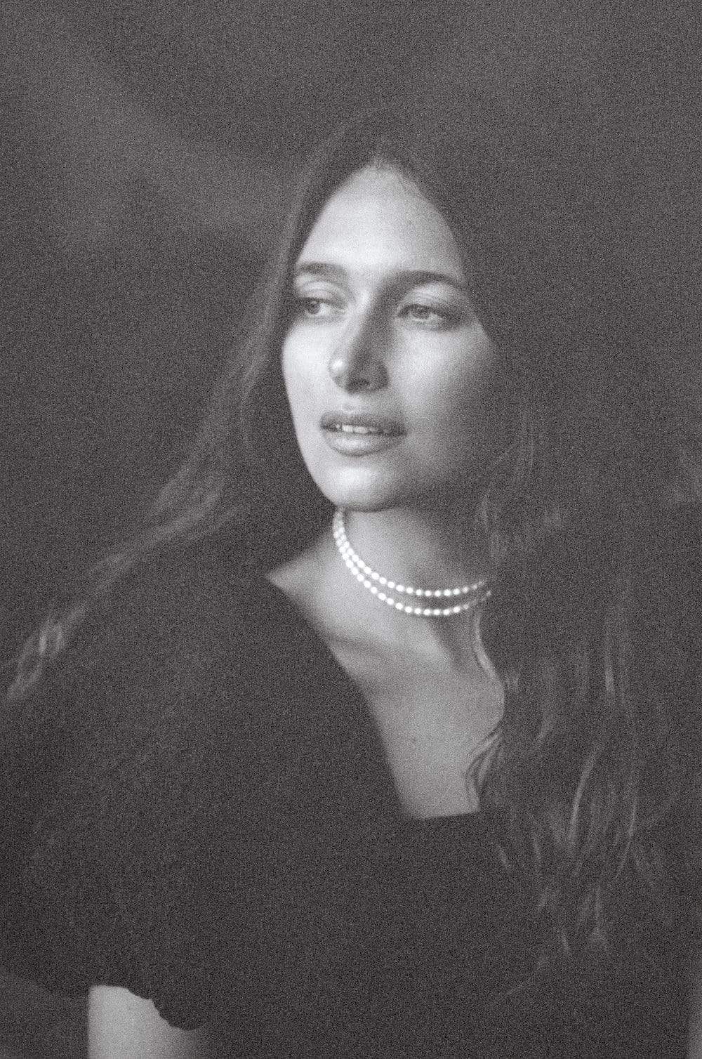 Bruna The Label Accessoire 18k Gold Vermeil / Perlen Champagne Sunglass Chain