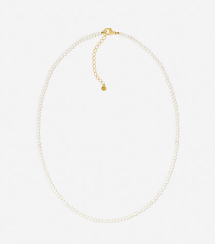 Bruna The Label Necklace 18k Gold Vermeil / Perlen Chantilly Necklace