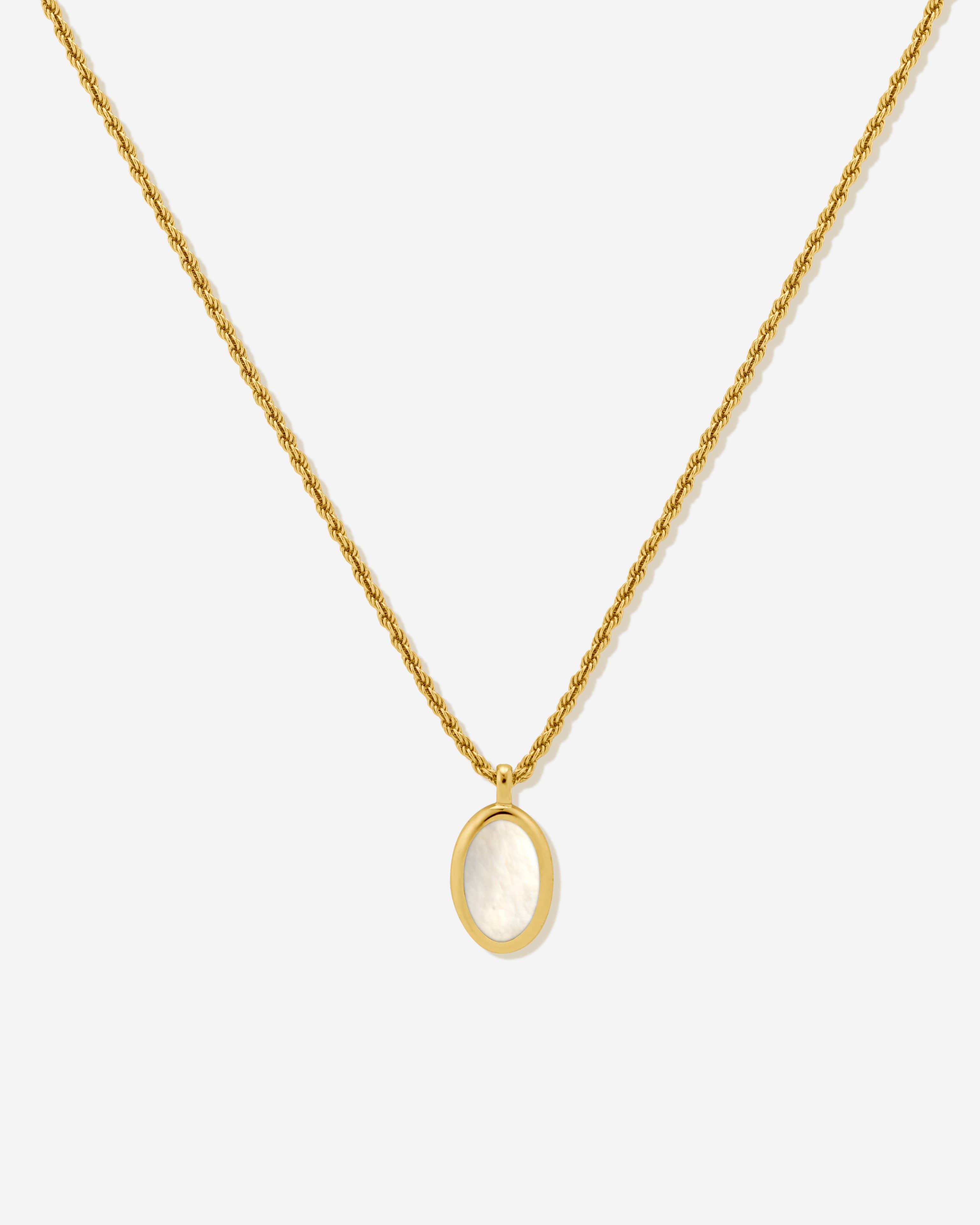 BRUNA The Label Necklace 18k Gold Vermeil / Perlen Como Necklace