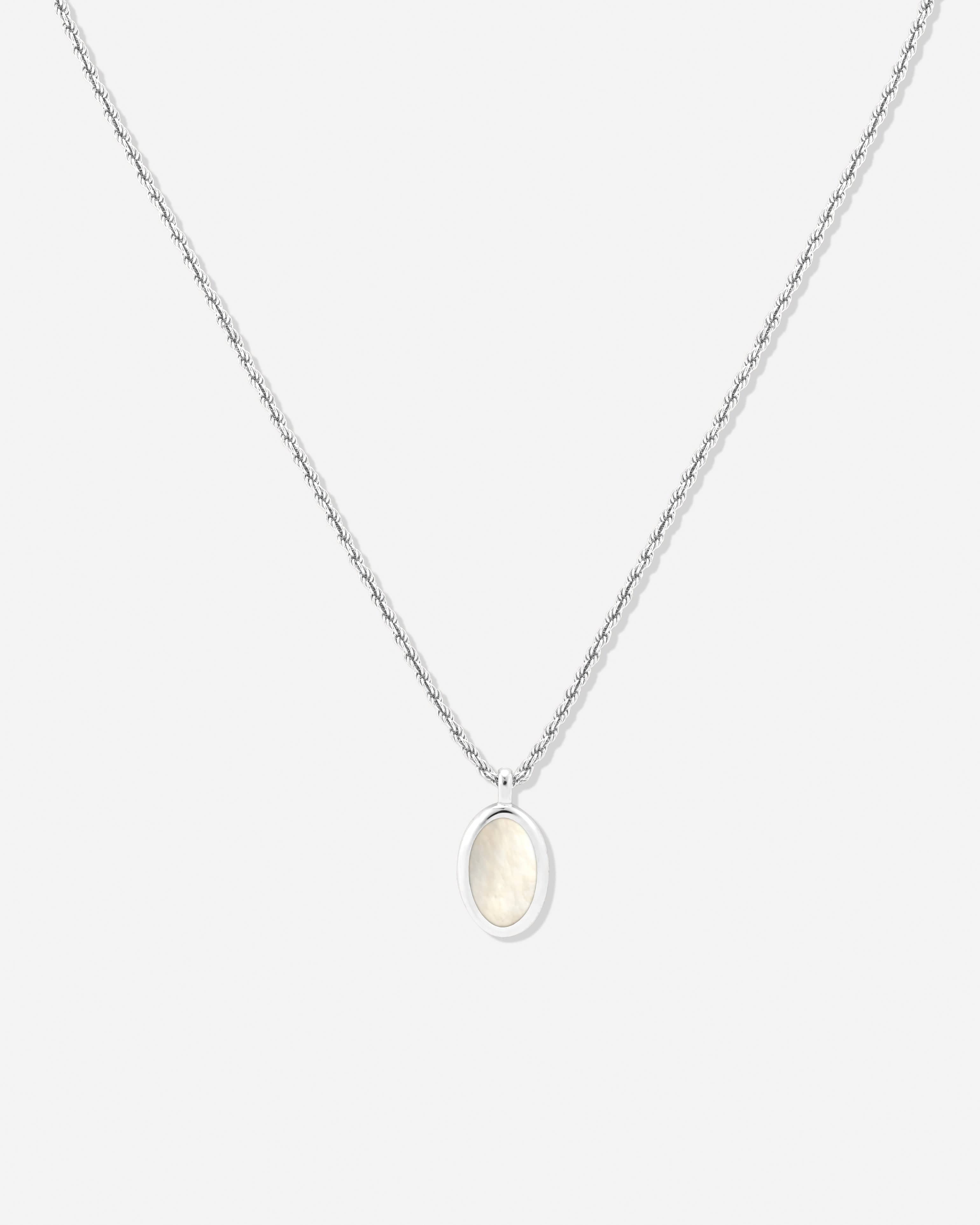 BRUNA The Label Necklace 925 Sterling Silber / Perlen Como Necklace