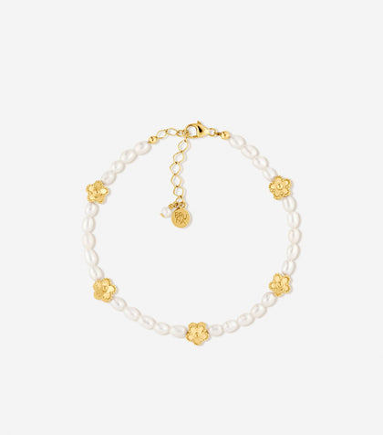 Bruna The Label Bracelet 18k Gold Vermeil / Perlen Fiore Bracelet