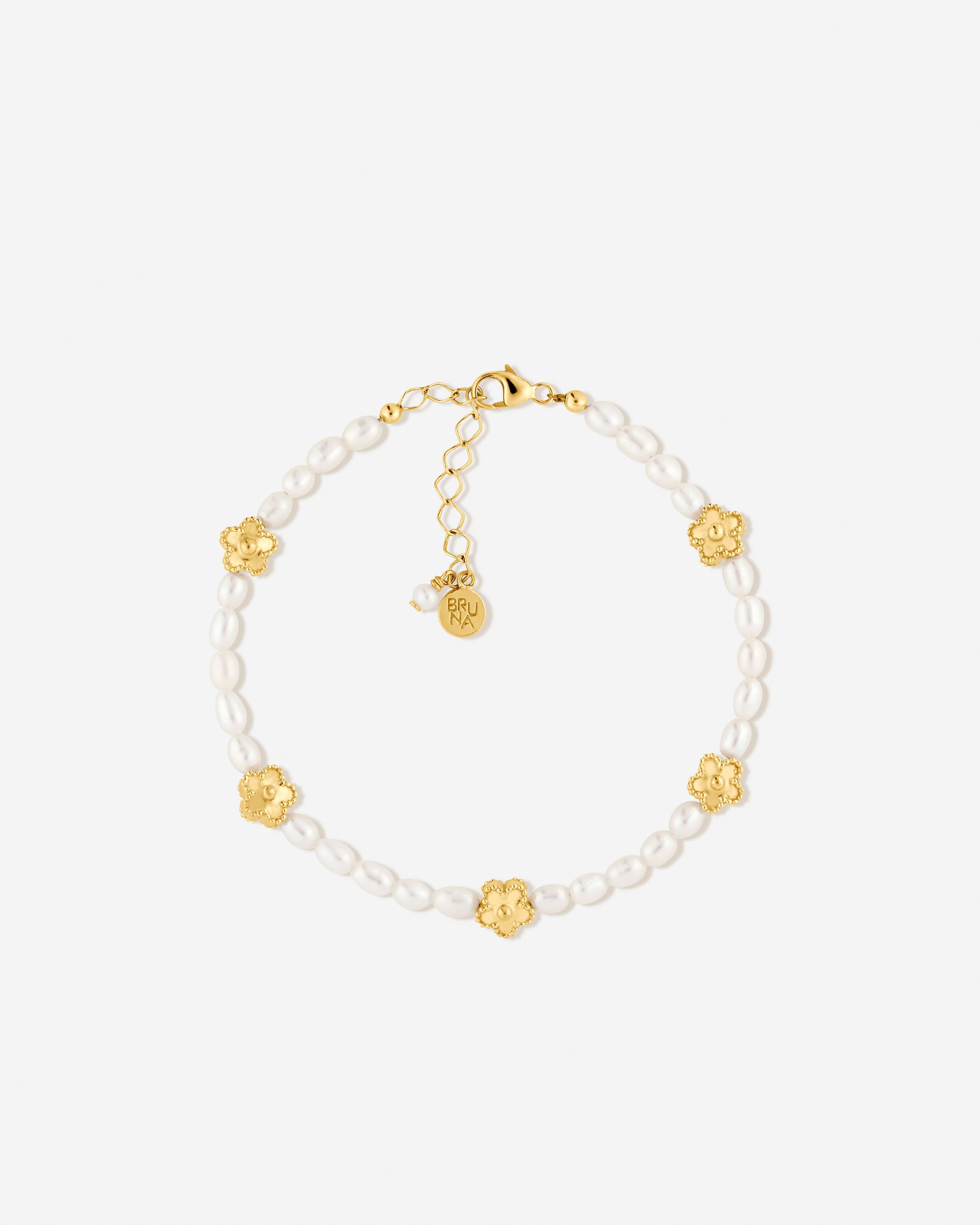 Bruna The Label Bracelet 18k Gold Vermeil / Perlen Fiore Bracelet