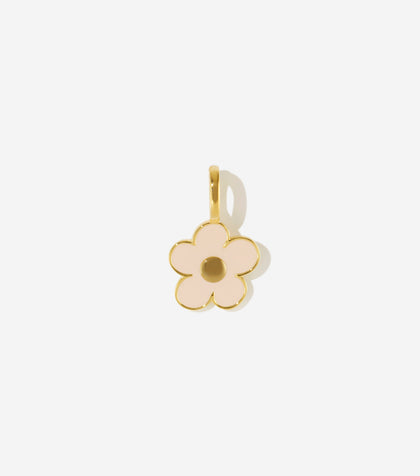 BRUNA The Label Charm 18k Gold Vermeil / Emaille Fleur Charm Seashell