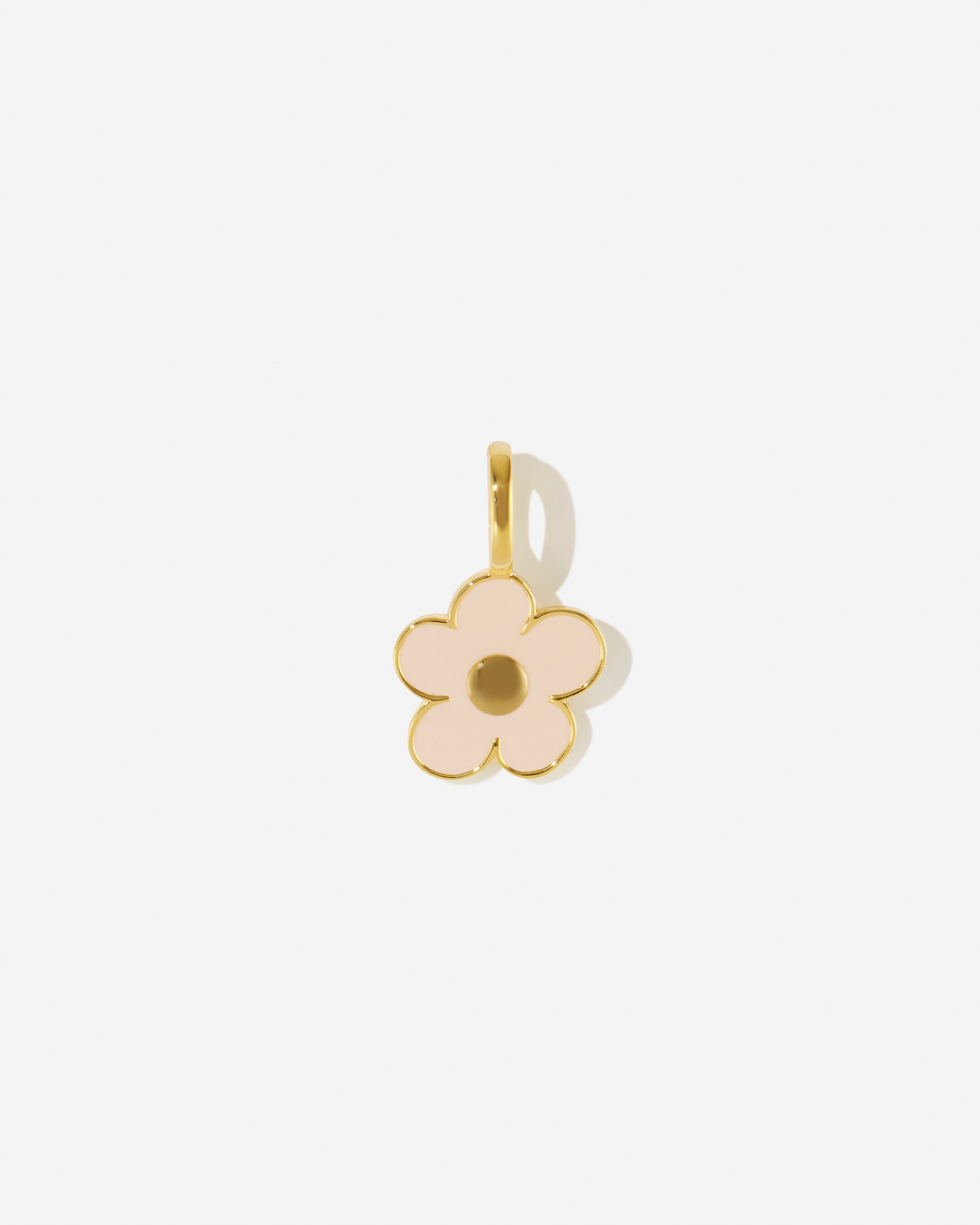 BRUNA The Label Charm 18k Gold Vermeil / Emaille Fleur Charm Seashell
