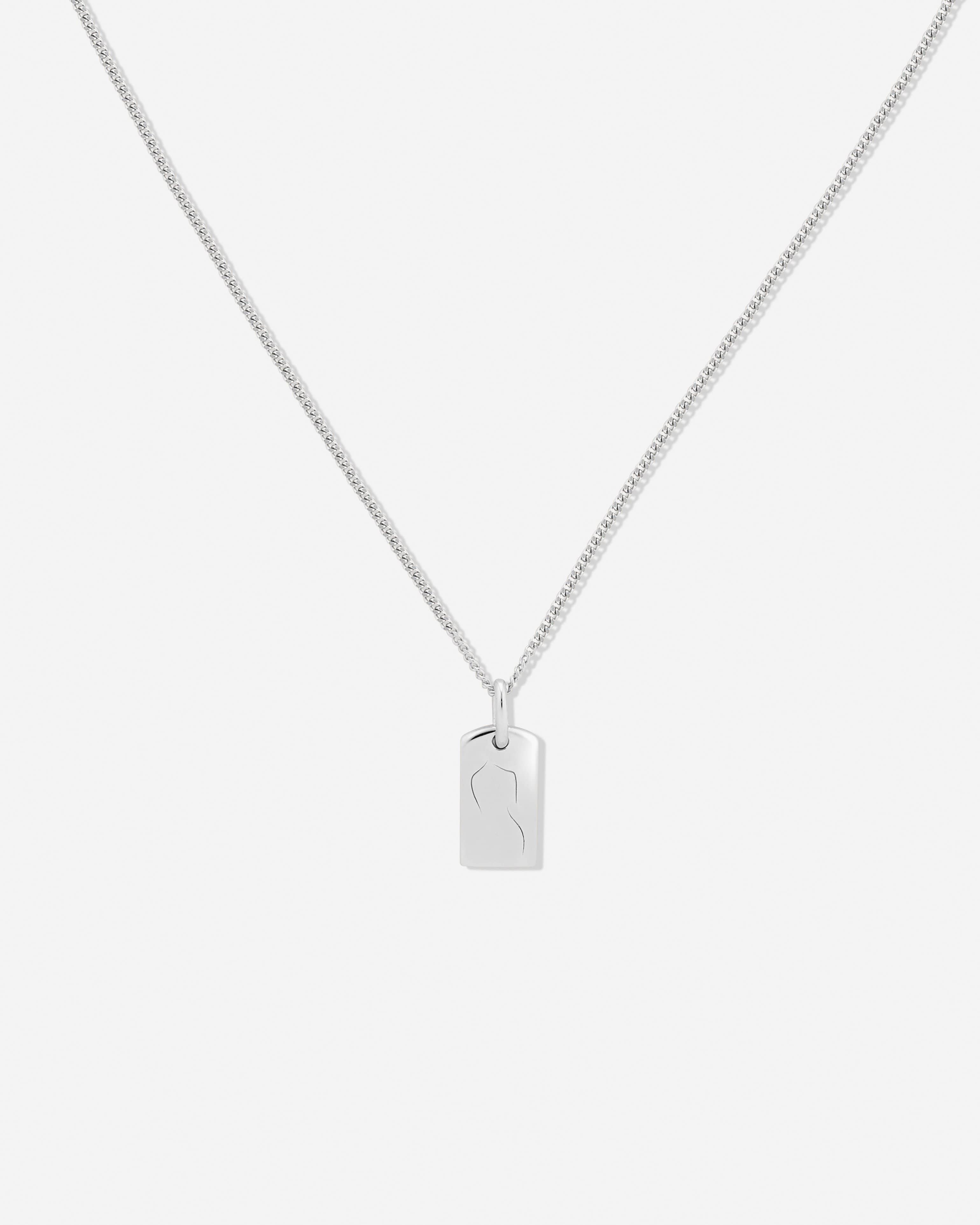 BRUNA The Label Necklace 925 Sterling Silber / Topaz Florence Mini Necklace