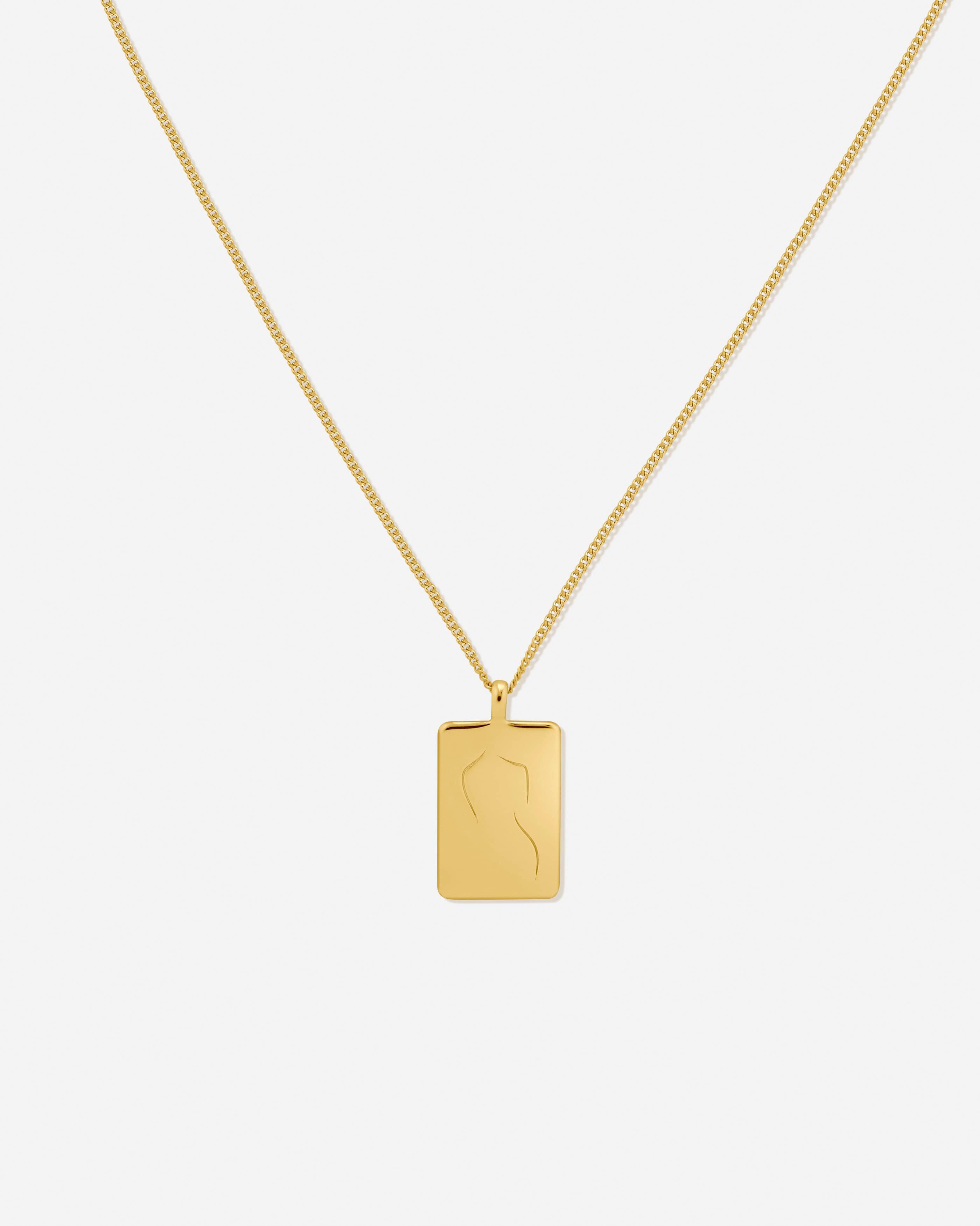 Bruna The Label Necklace 18k Gold Vermeil / No Gems Florence Necklace