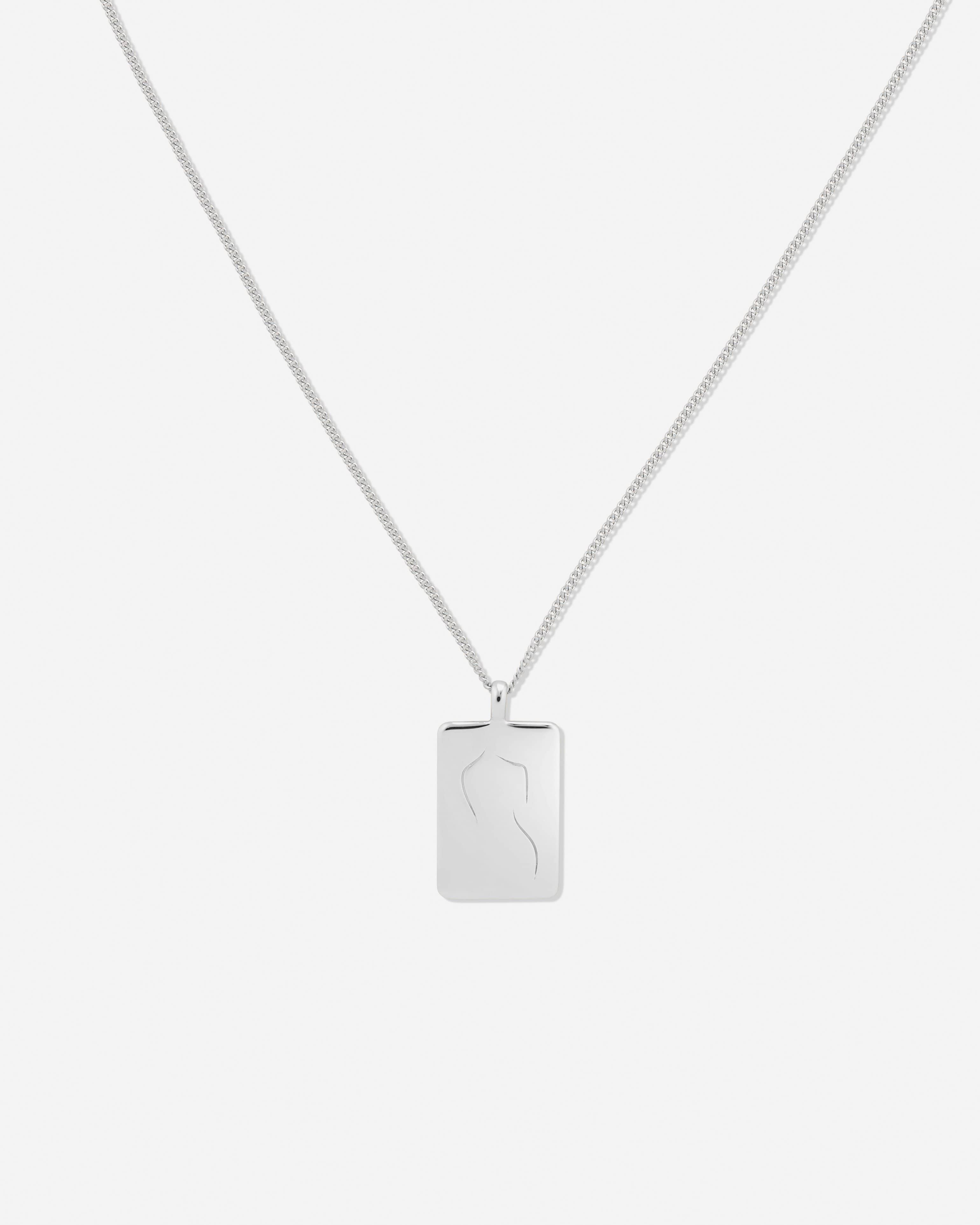 Bruna The Label Necklace 925 Sterling Silber / No Gems Florence Necklace