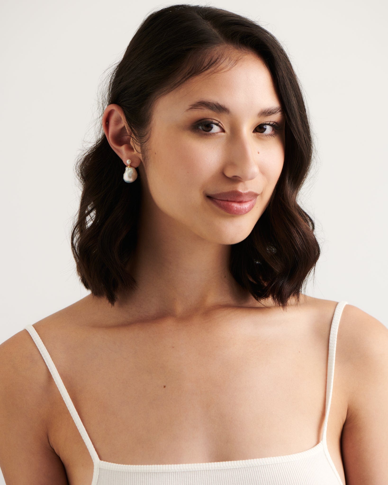 BRUNA The Label Earrings 18k Gold Vermeil / Perlen Genova Earrings