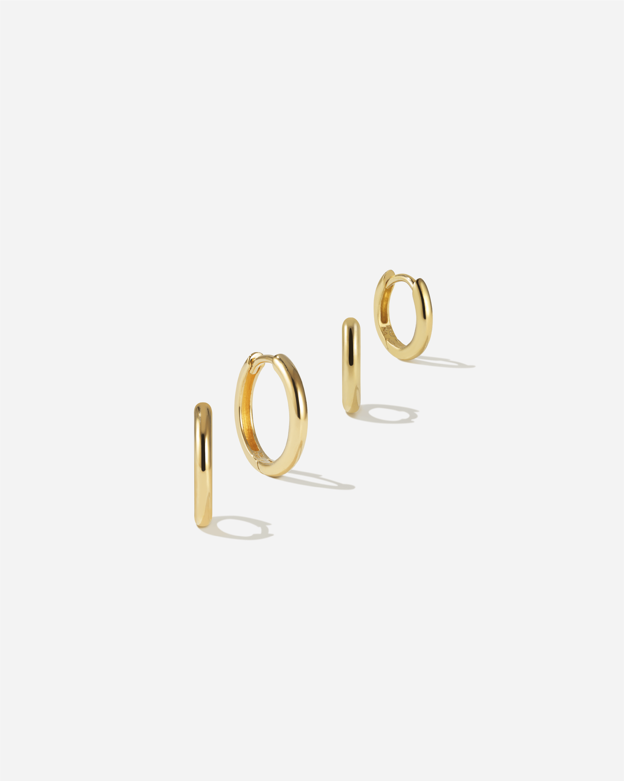BRUNA The Label Sets 18k Gold Vermeil Isola Small Hoops Set