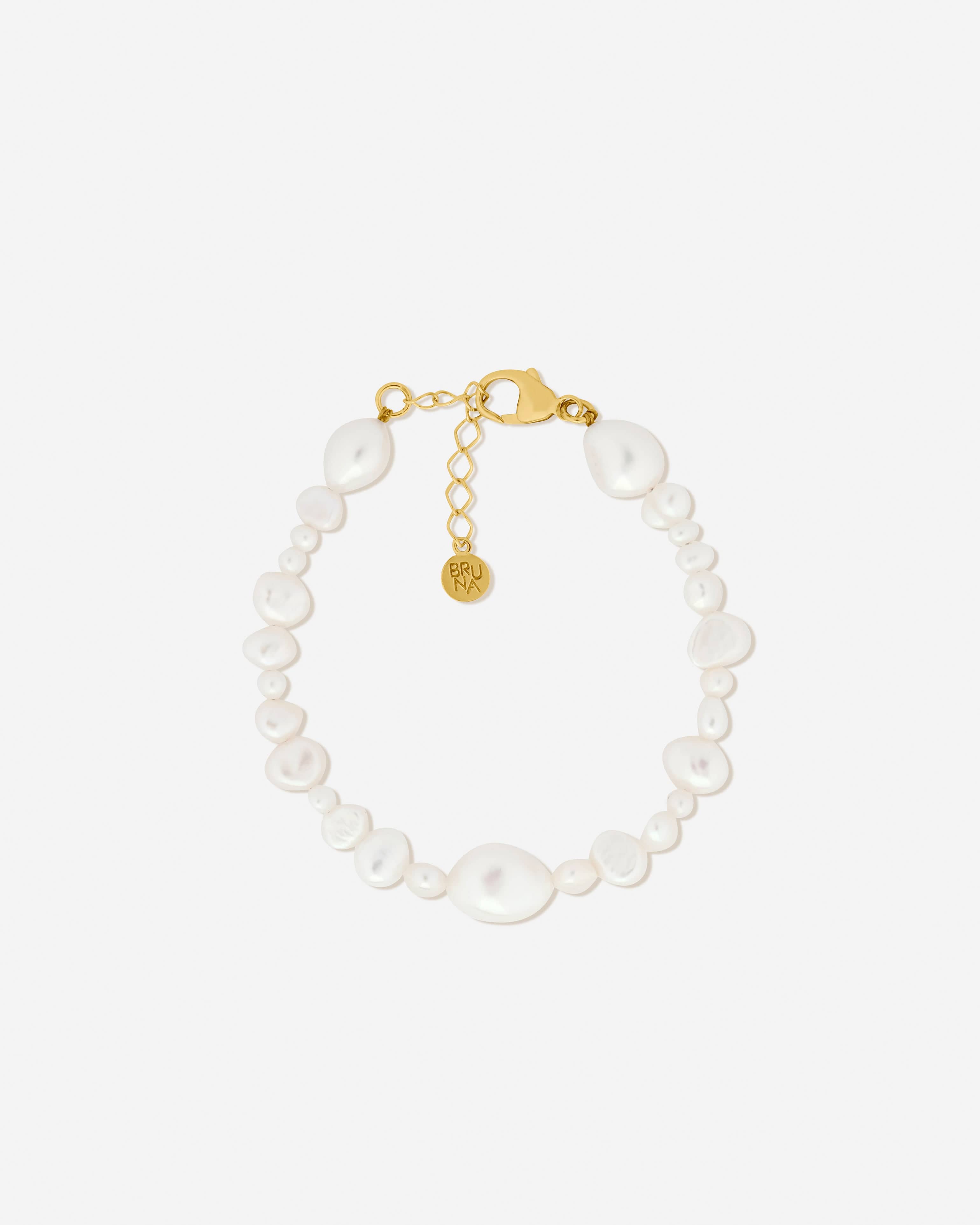 Bruna The Label Bracelet 18k Gold Vermeil / Perlen La Mer Bracelet