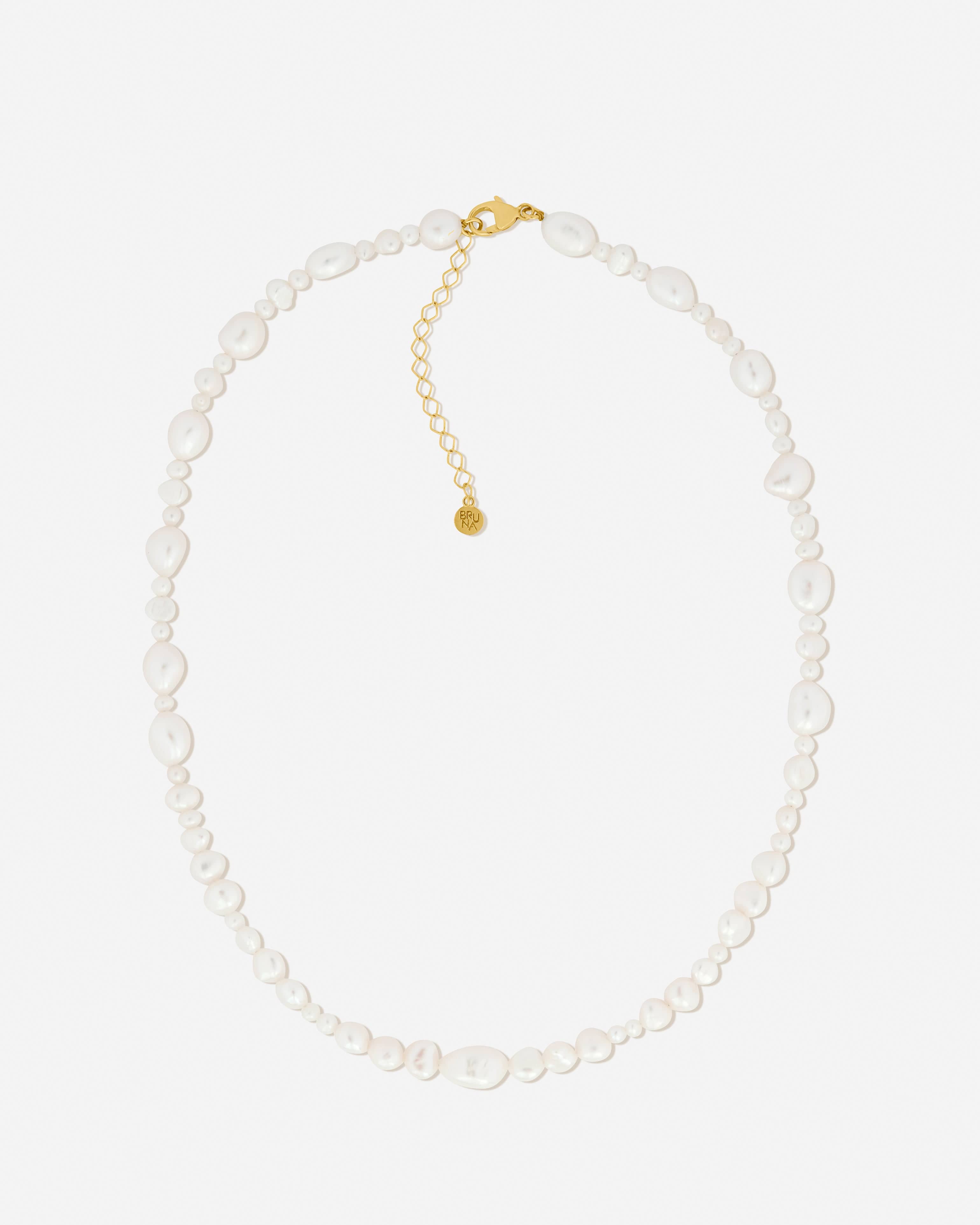 Bruna The Label Necklace 18k Gold Vermeil / Perlen La Mer Necklace