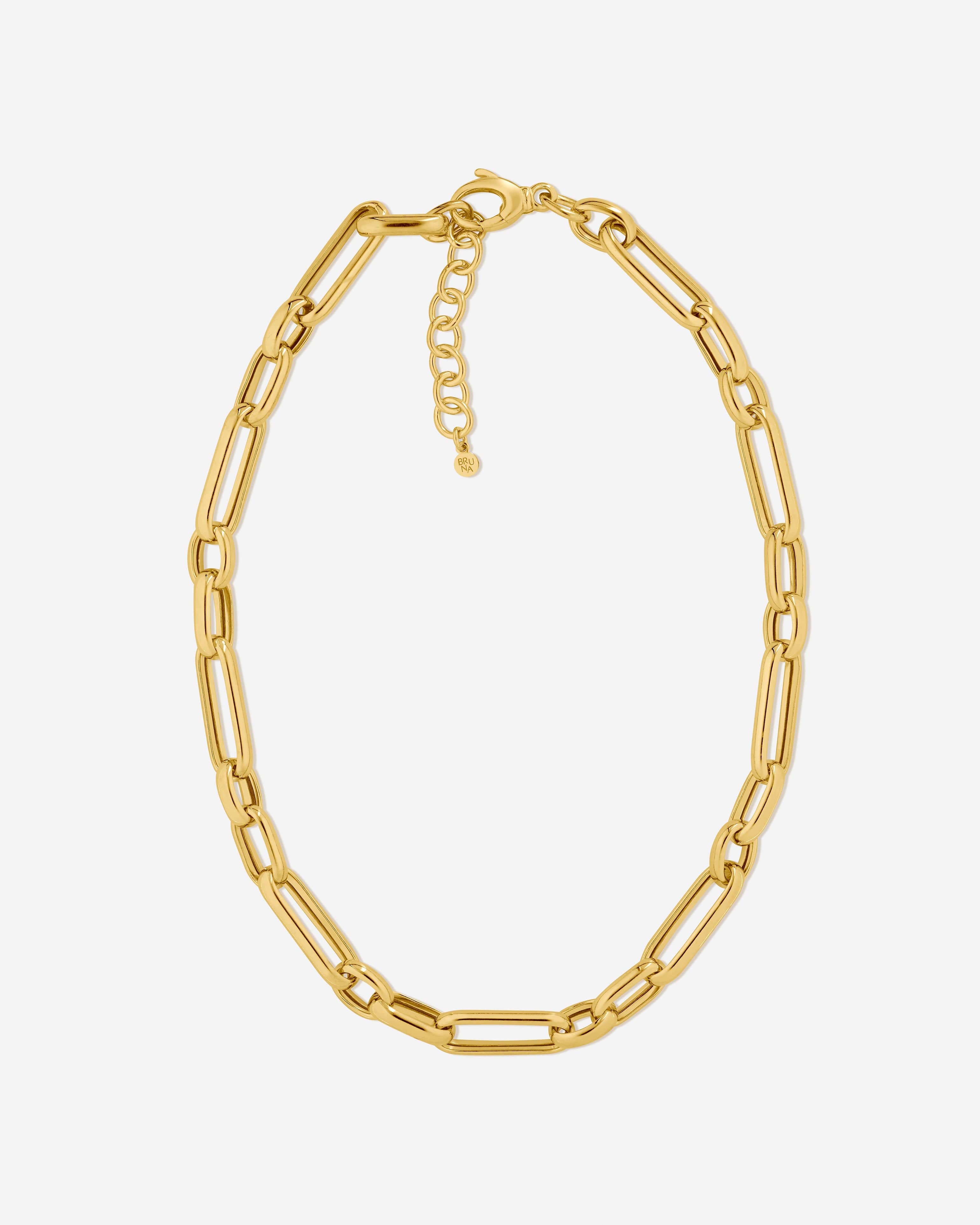 BRUNA The Label Necklace 18k Gold Vermeil / No Gems Lagos Necklace