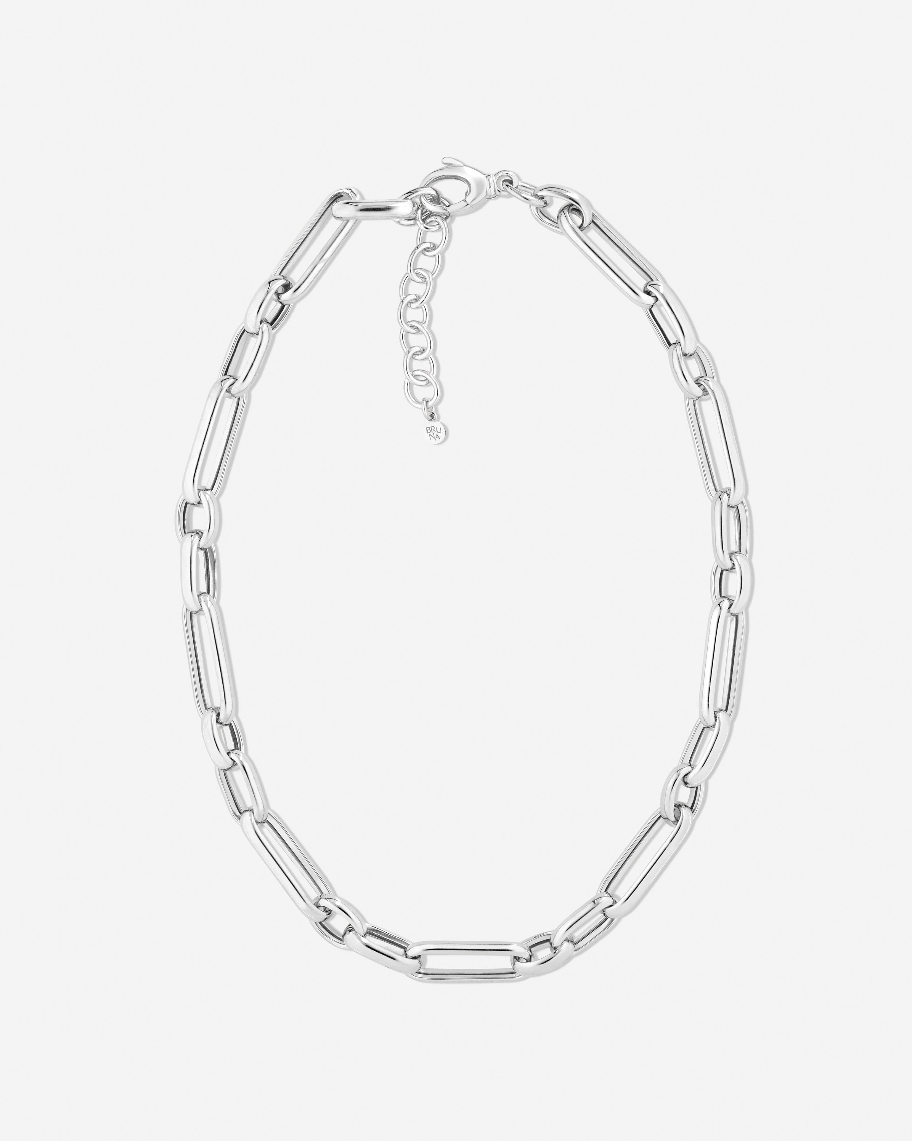 BRUNA The Label Necklace 925 Sterling Silber / No Gems Lagos Necklace