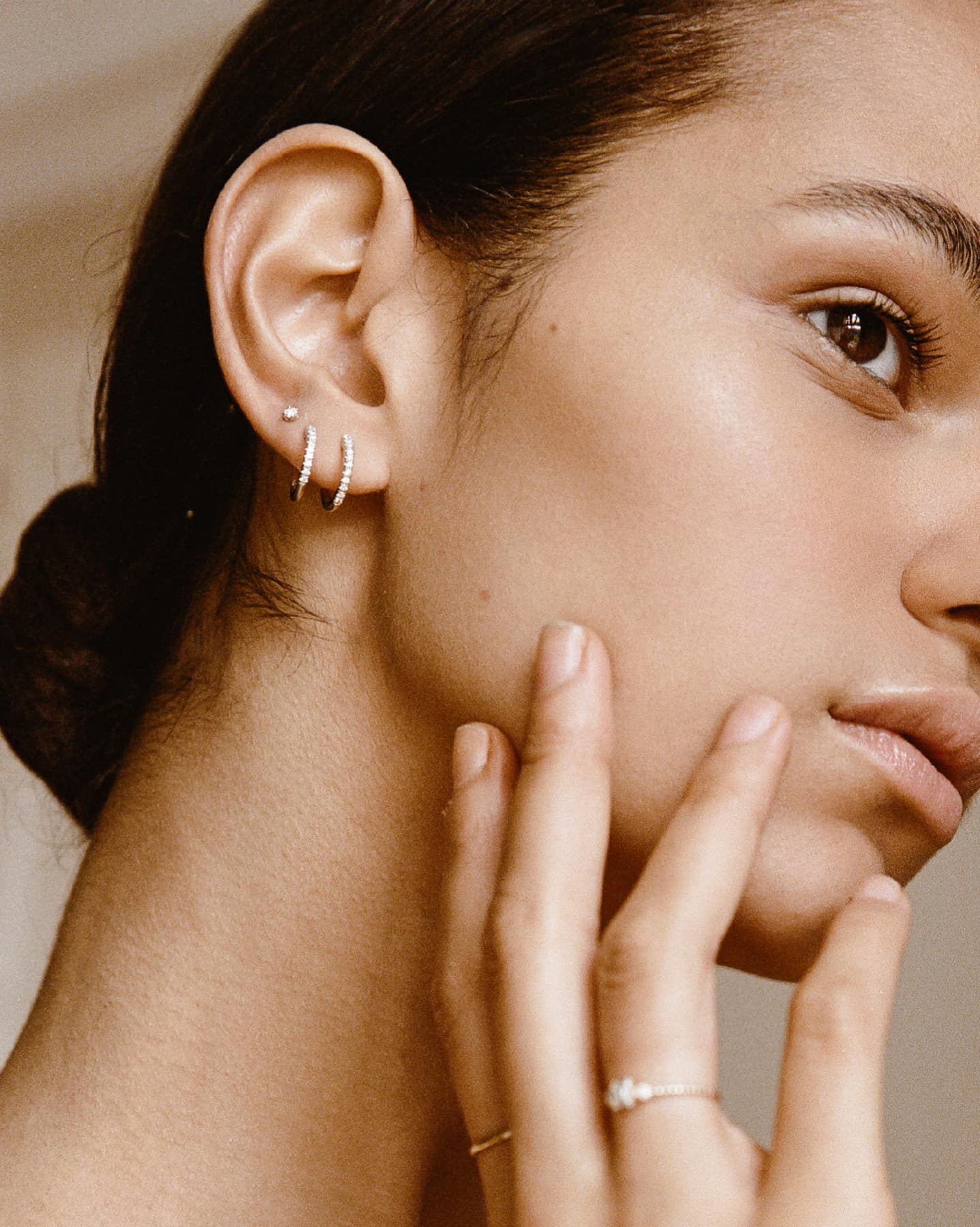 BRUNA The Label Earrings Lumière Hoops