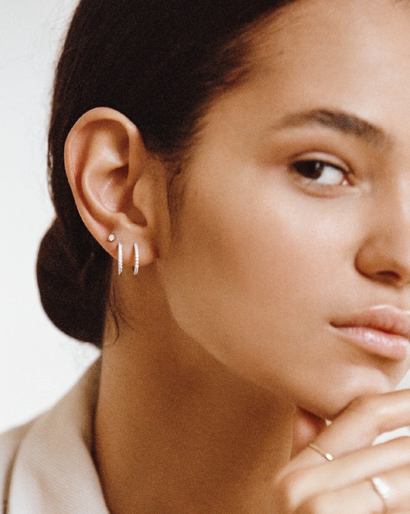 BRUNA The Label Earrings Lumière Hoops