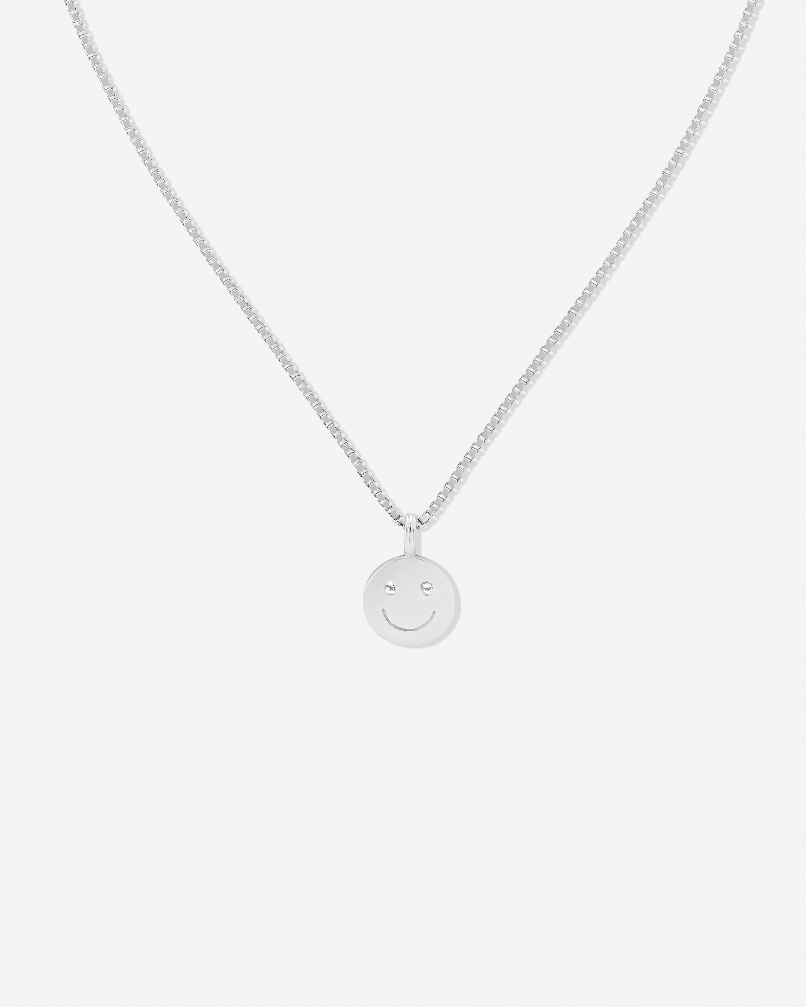 BRUNA The Label Necklace 925 Sterling Silber / Topaz Menton Necklace