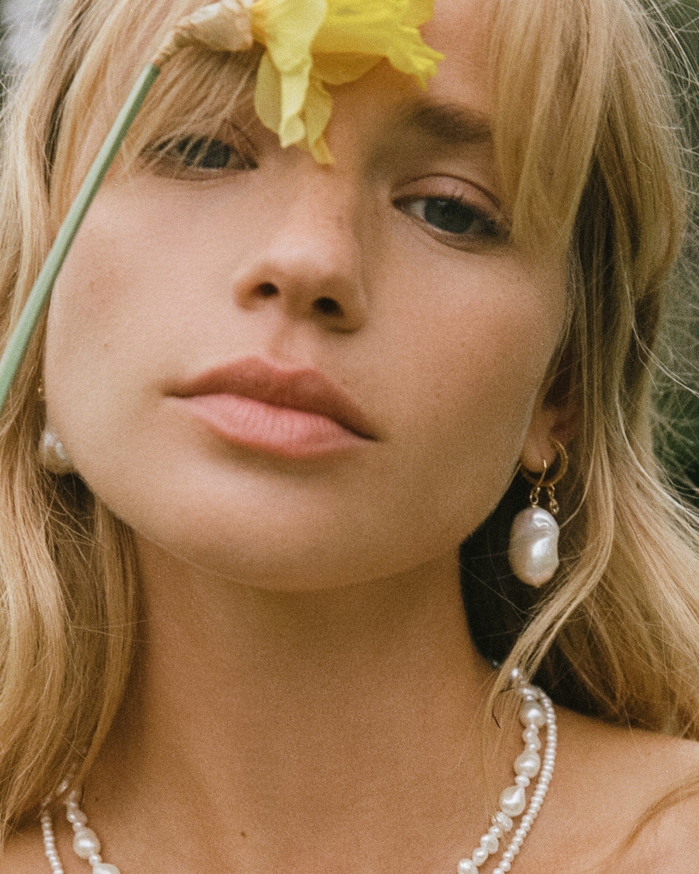 BRUNA The Label Earrings 14k Massivgold / Perlen Mercier Earrings