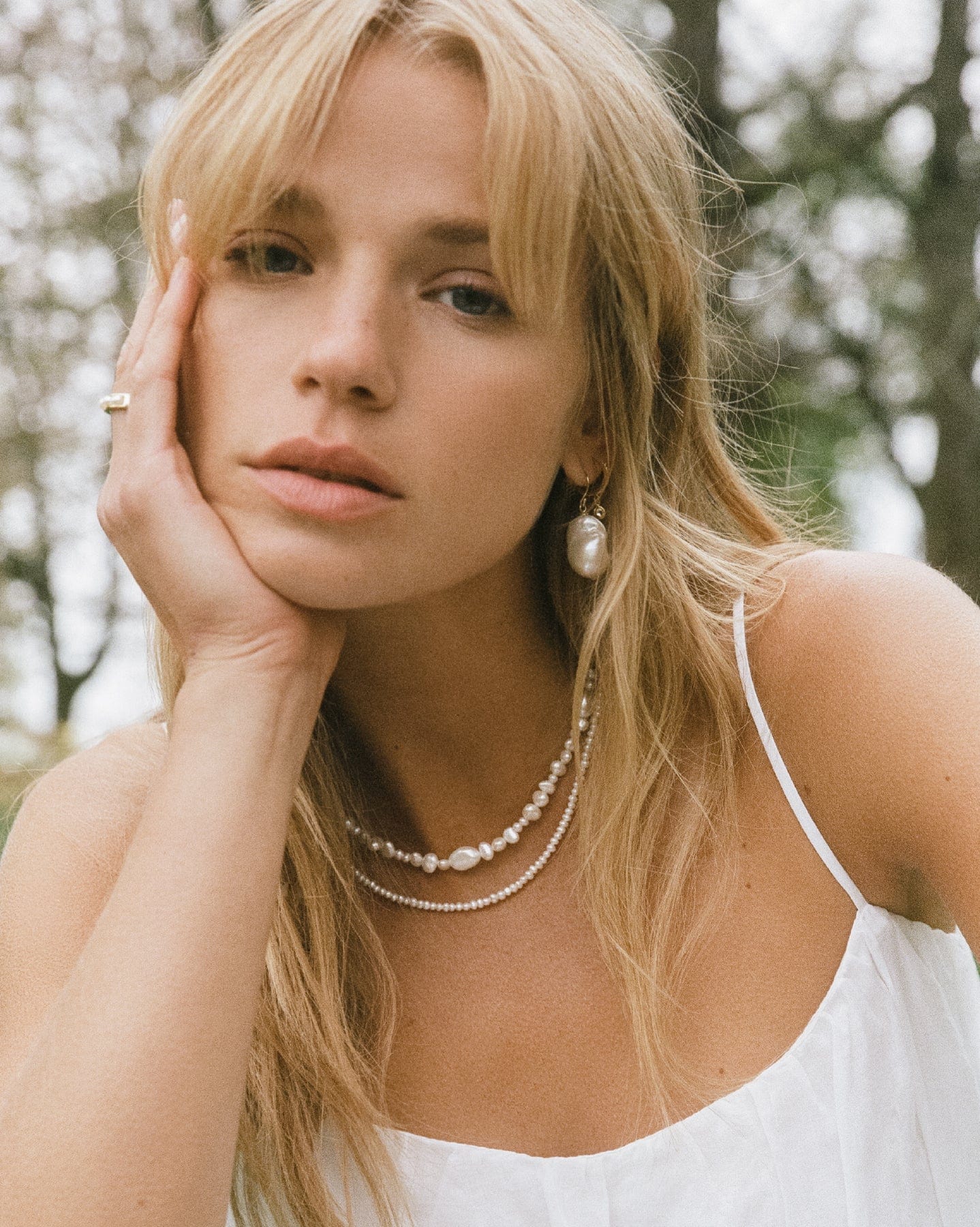 BRUNA The Label Earrings 14k Massivgold / Perlen Mercier Earrings