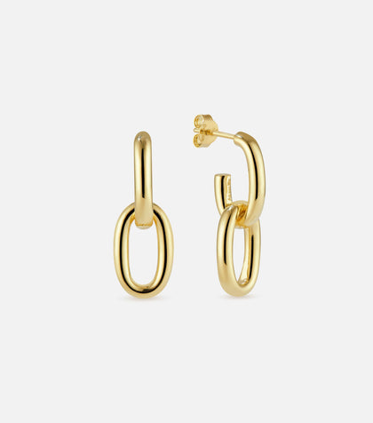 BRUNA The Label Earrings 18k Gold Vermeil / No Gems Miele Earrings