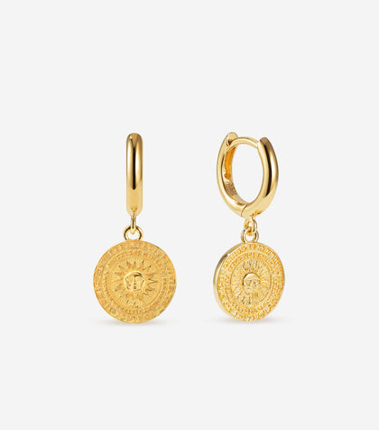 Bruna The Label Earrings 18k Gold Vermeil / No Gems Milos Mini Hoops