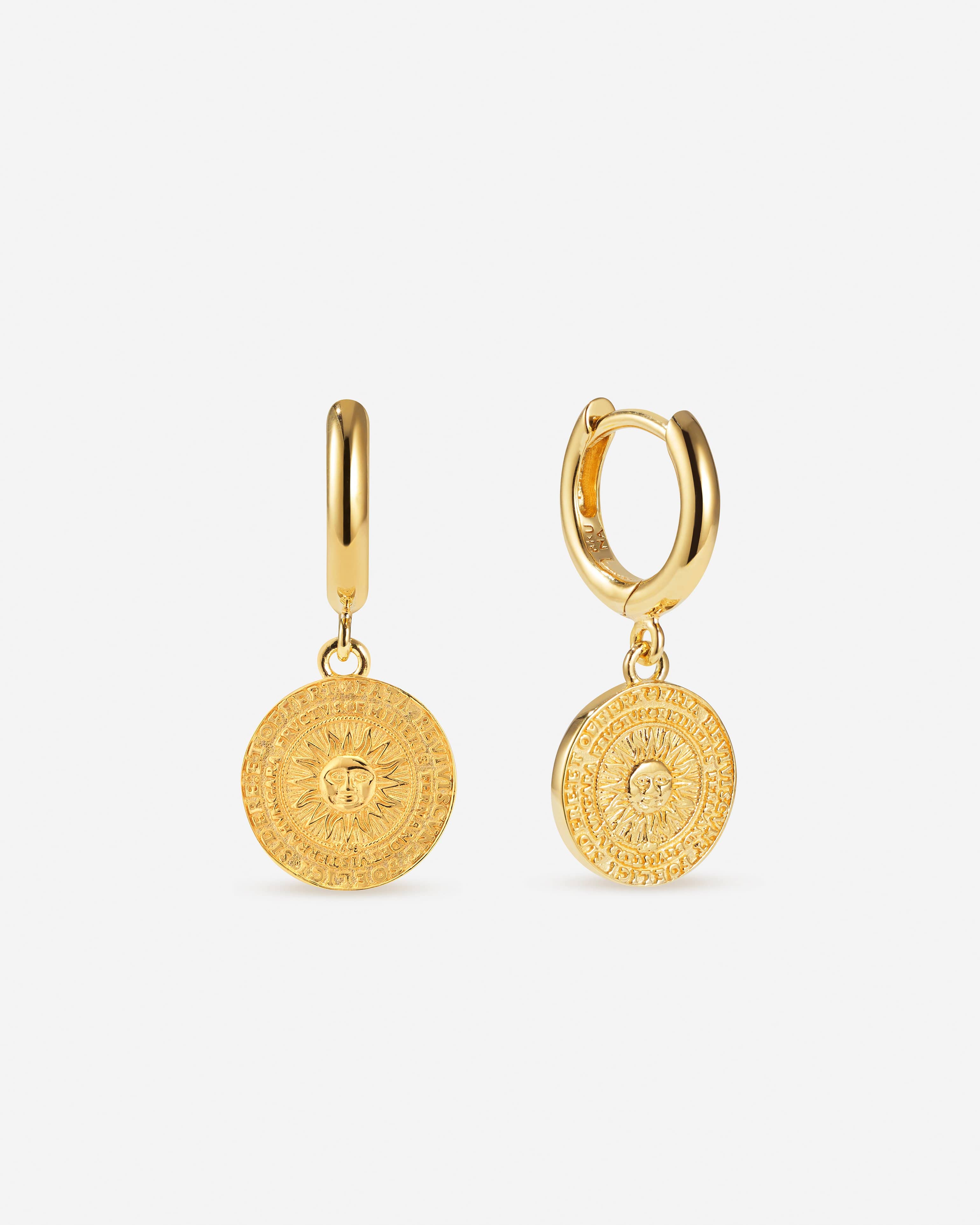 Bruna The Label Earrings 18k Gold Vermeil / No Gems Milos Mini Hoops