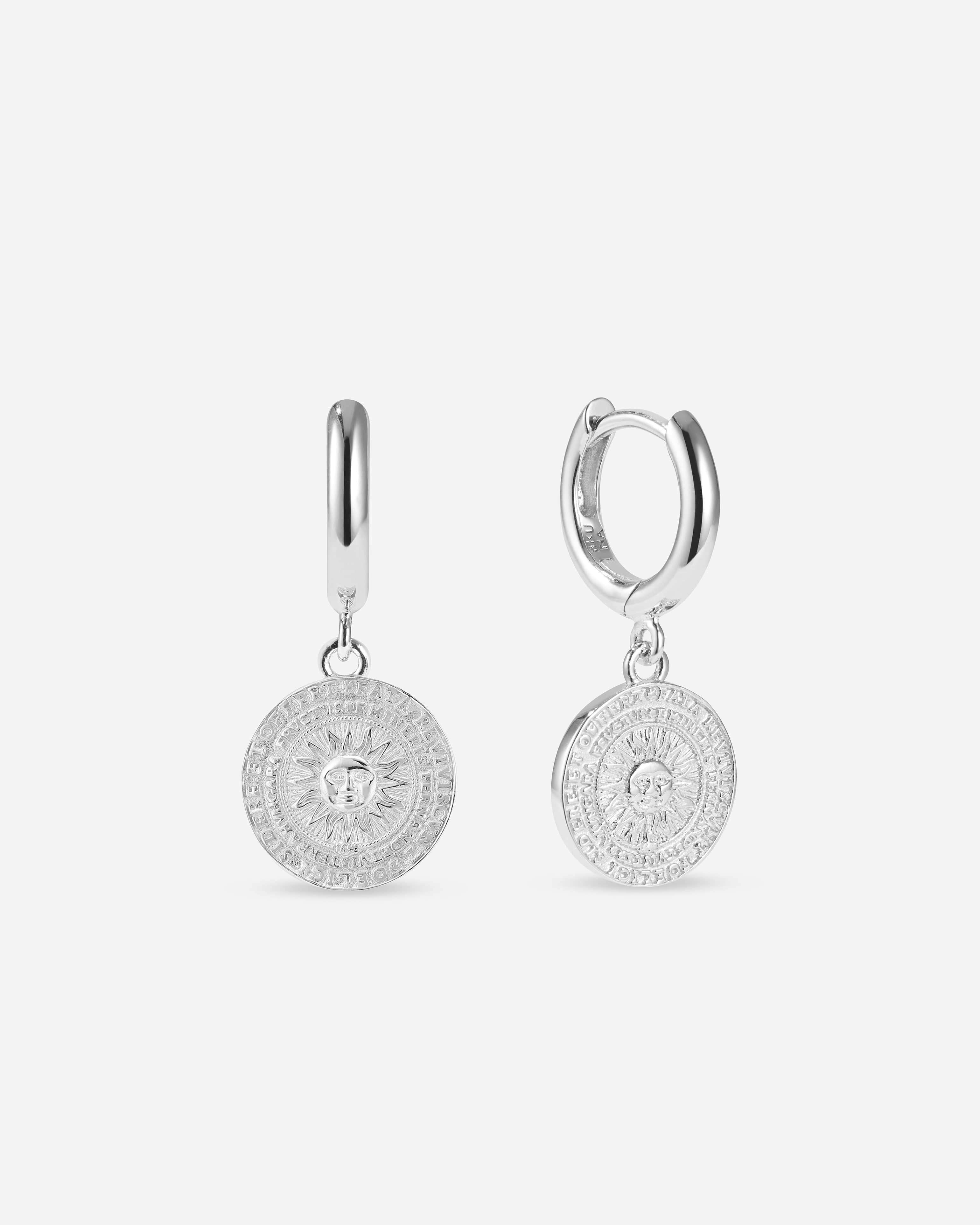 Bruna The Label Earrings 925 Sterling Silber / No Gems Milos Mini Hoops
