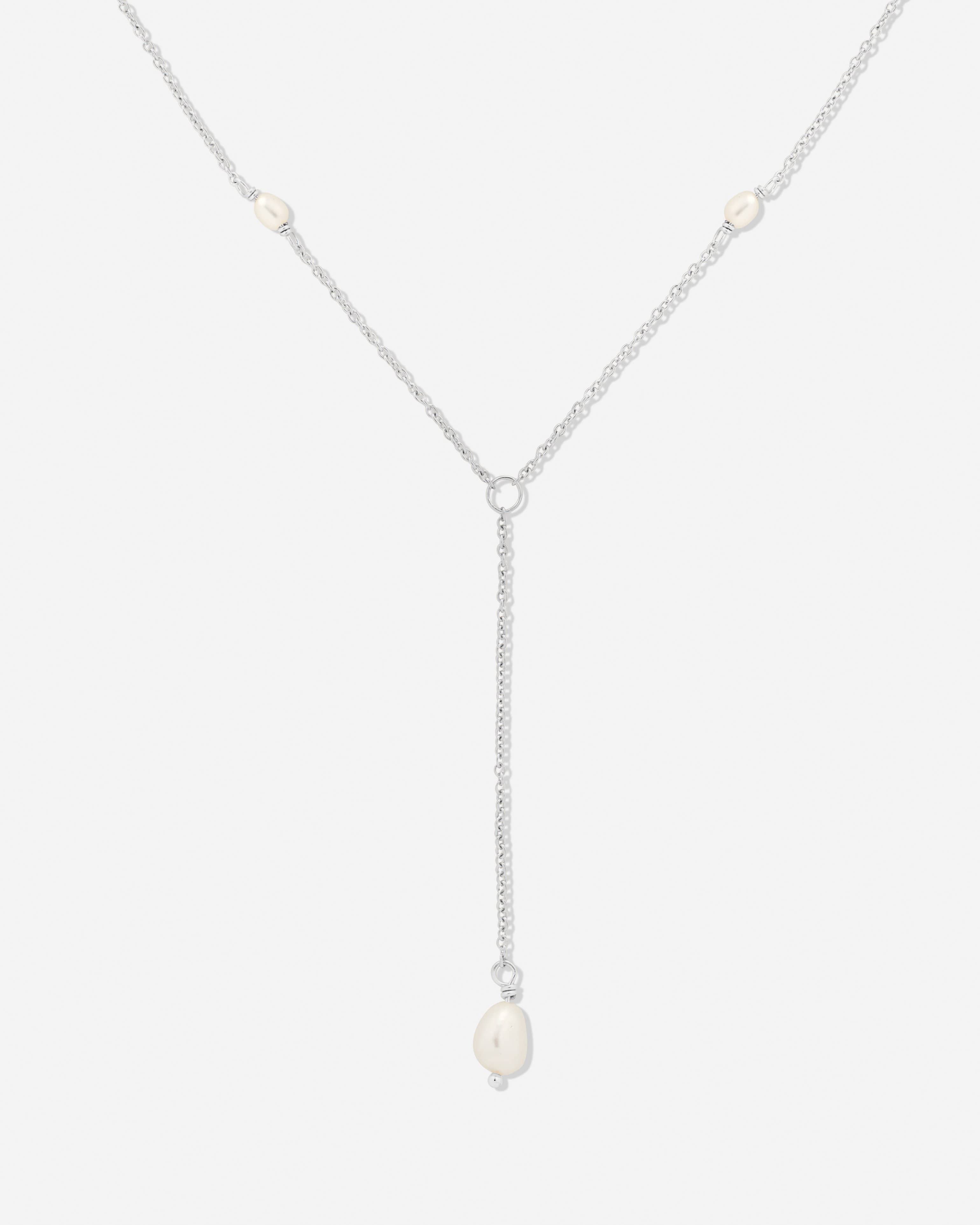 Bruna The Label Necklace 925 Sterling Silber / Perlen Mondello Necklace