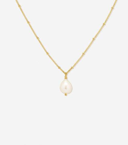 Bruna The Label Necklace 18k Gold Vermeil / Perlen Monterosso Necklace