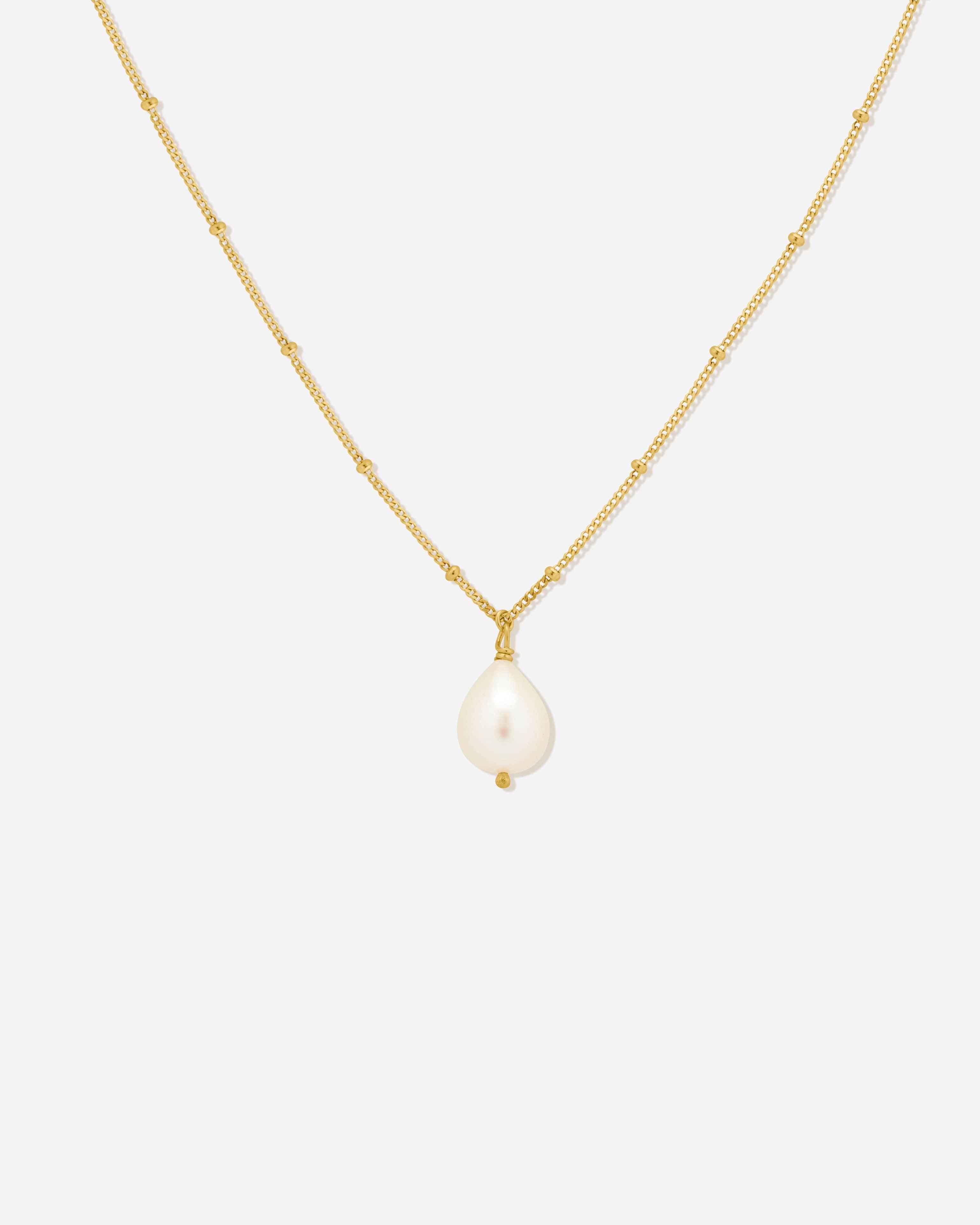Bruna The Label Necklace 18k Gold Vermeil / Perlen Monterosso Necklace