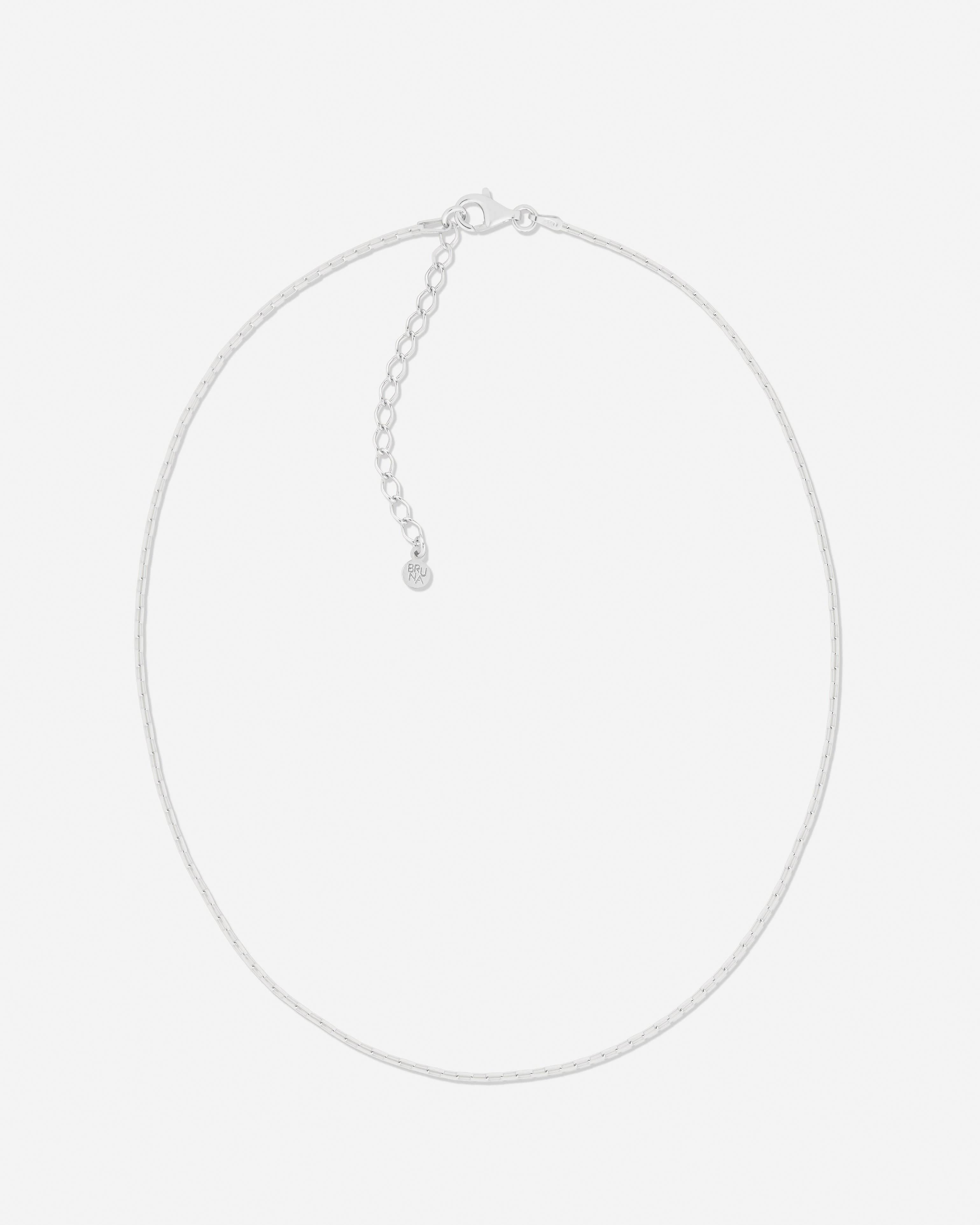 Bruna The Label Necklace 925 Sterling Silber / No Gems Nîmes Necklace