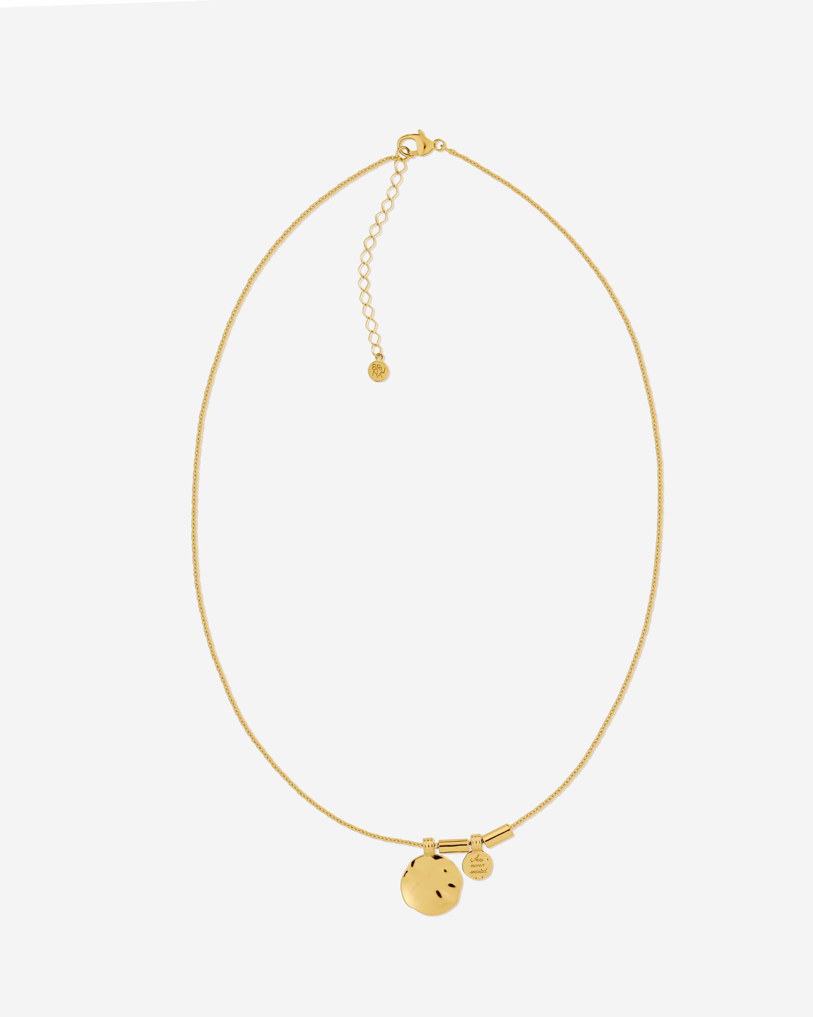 BRUNA The Label Necklace 18k Gold Vermeil / No Gems Nyon Necklace
