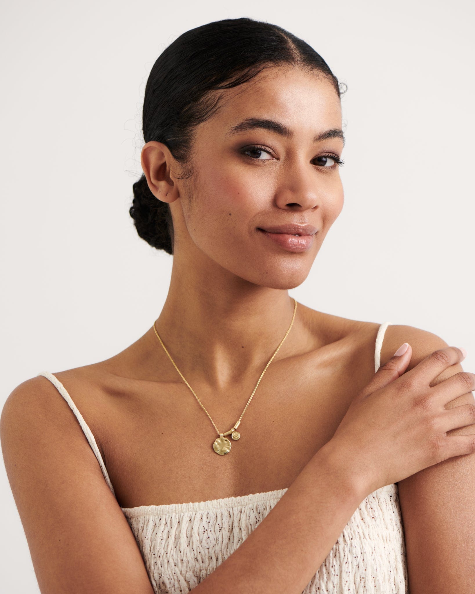 BRUNA The Label Necklace 18k Gold Vermeil / No Gems Nyon Necklace