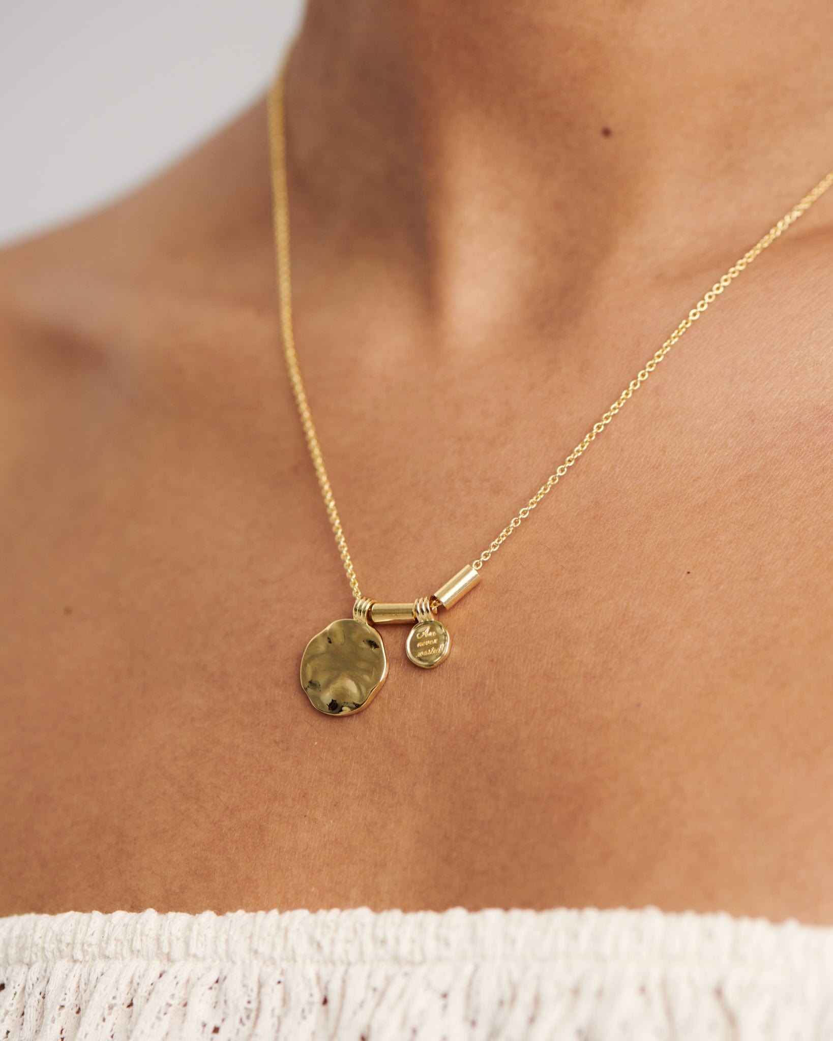 BRUNA The Label Necklace 18k Gold Vermeil / No Gems Nyon Necklace