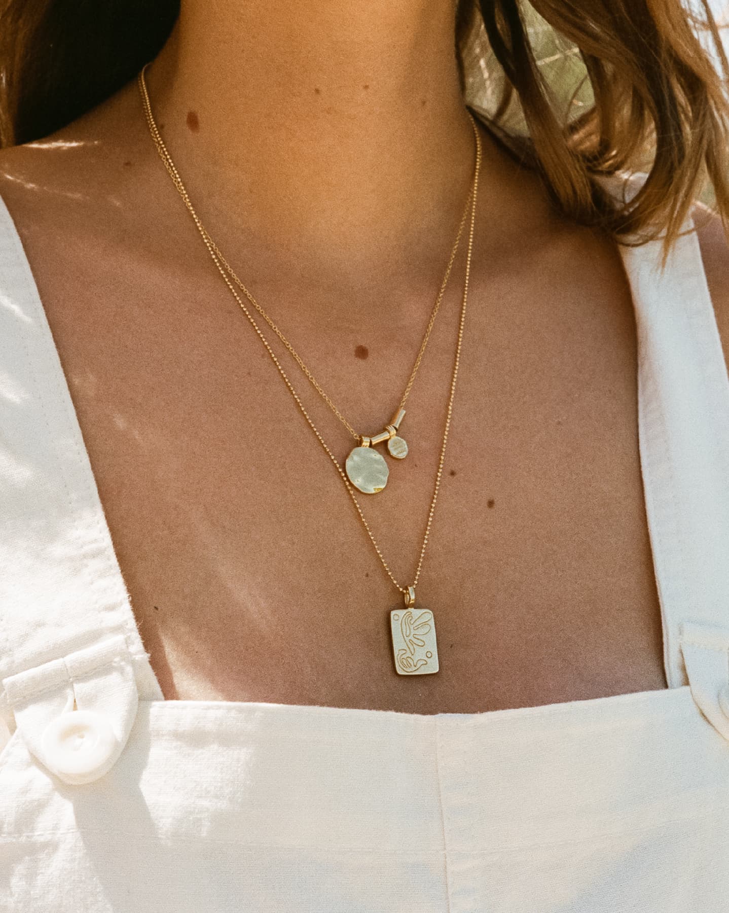 BRUNA The Label Necklace 18k Gold Vermeil / No Gems Nyon Necklace