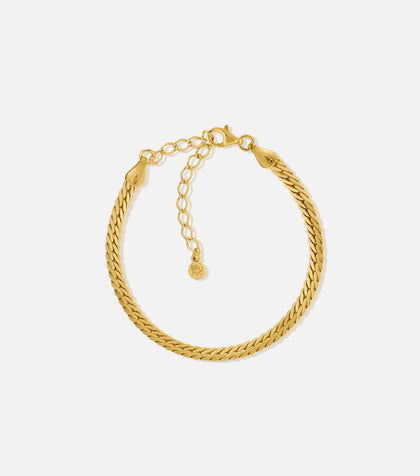 BRUNA The Label Bracelet 18k Gold Vermeil / No Gems Onda Bracelet