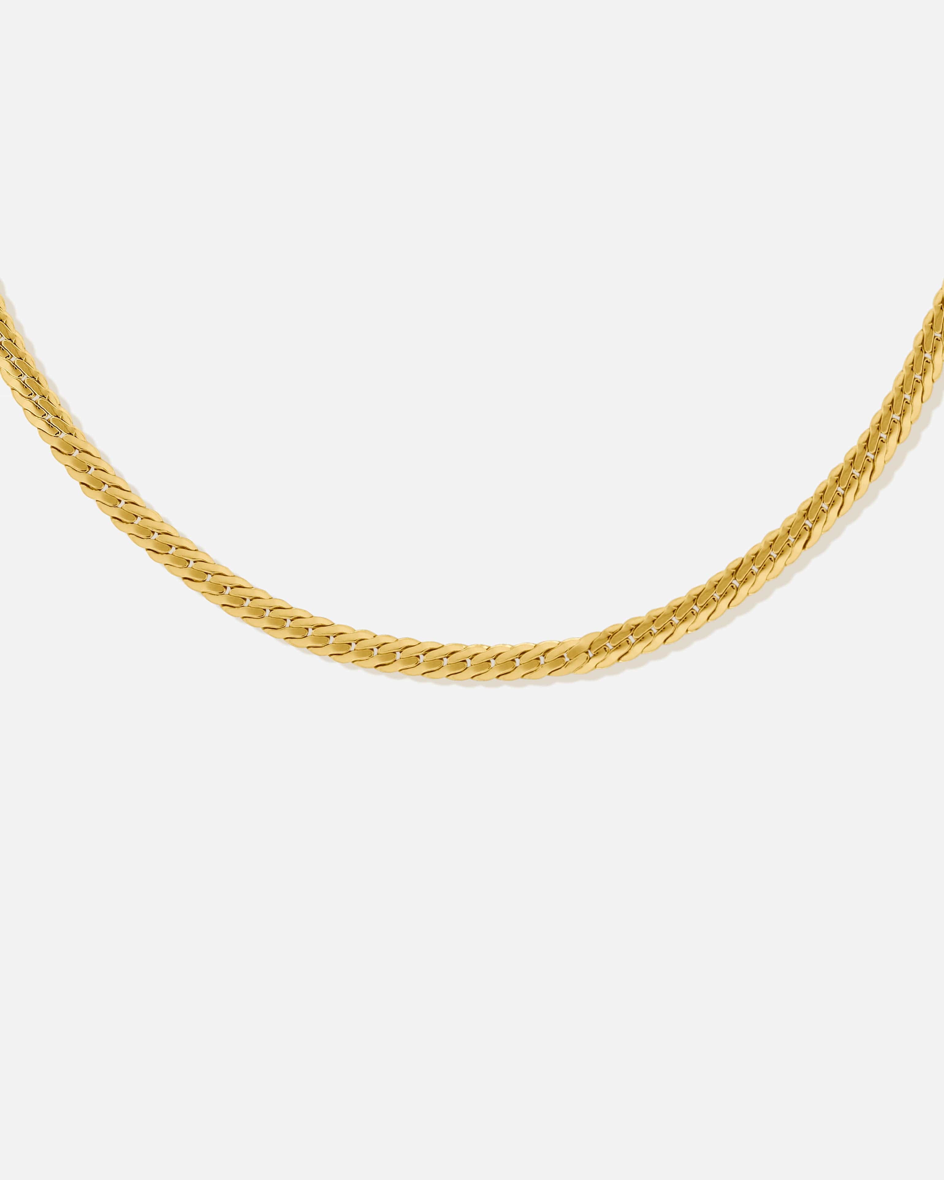 BRUNA The Label Necklace 18k Gold Vermeil / No Gems Onda Necklace