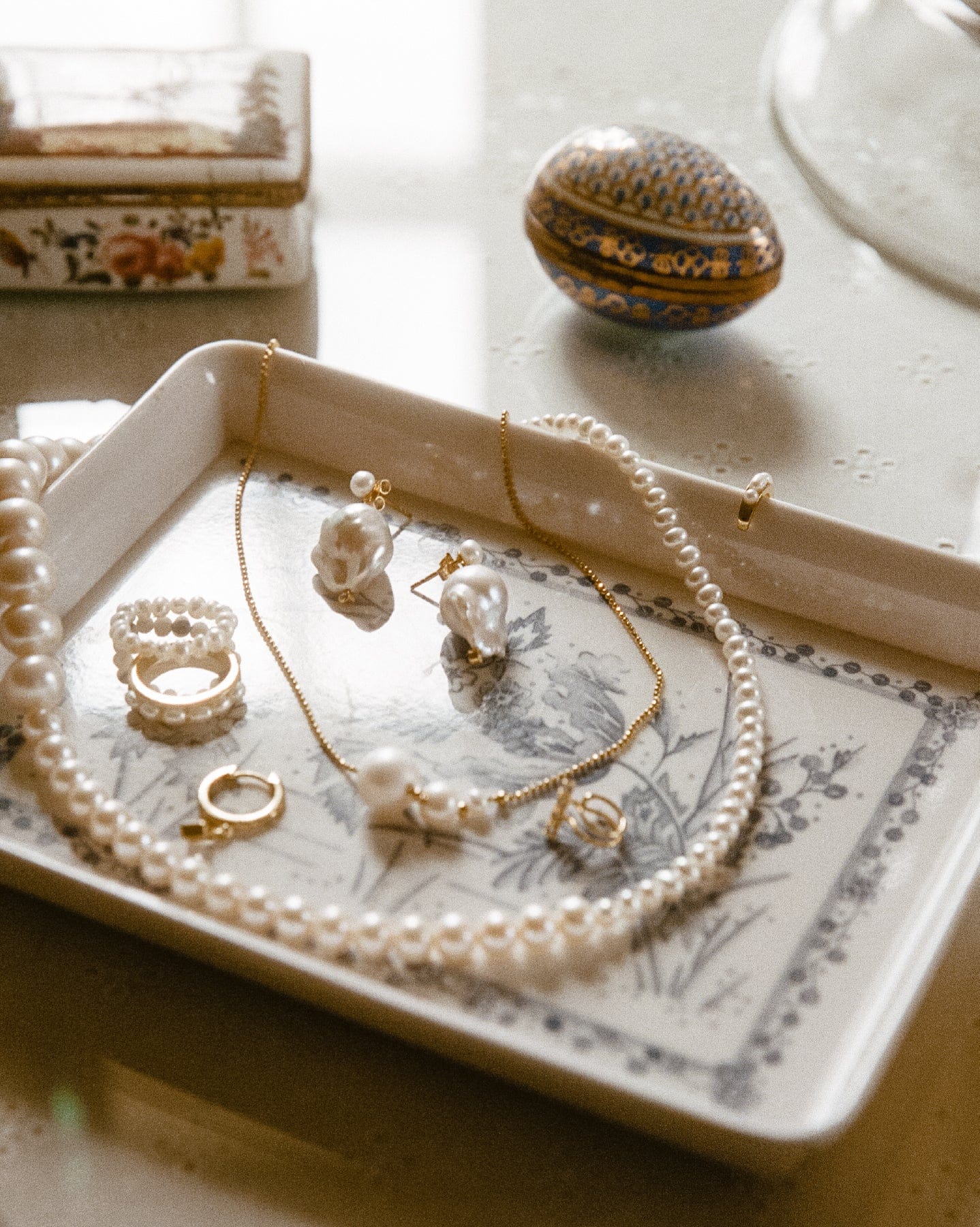 BRUNA The Label Earrings 18k Gold Vermeil / Perlen Pamplona Earrings