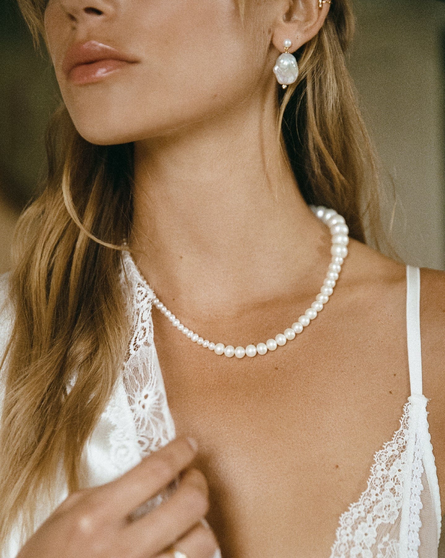 BRUNA The Label Necklace 18k Gold Vermeil / Perlen Paris Necklace