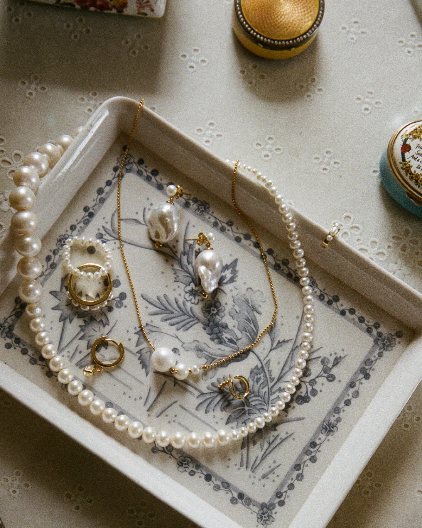 BRUNA The Label Necklace 18k Gold Vermeil / Perlen Paris Necklace