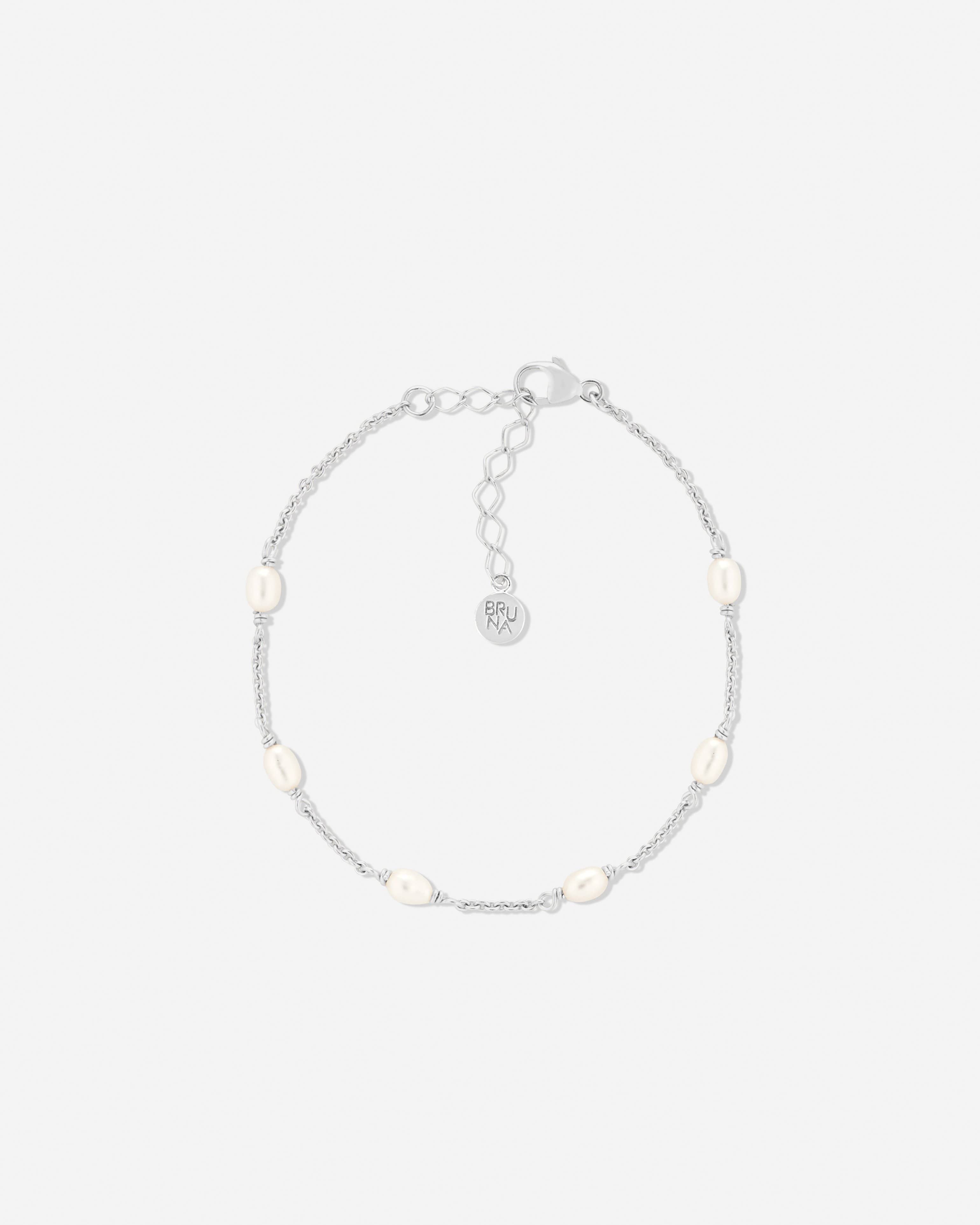 Bruna The Label Bracelet 925 Sterling Silber / Perlen Portofino Bracelet