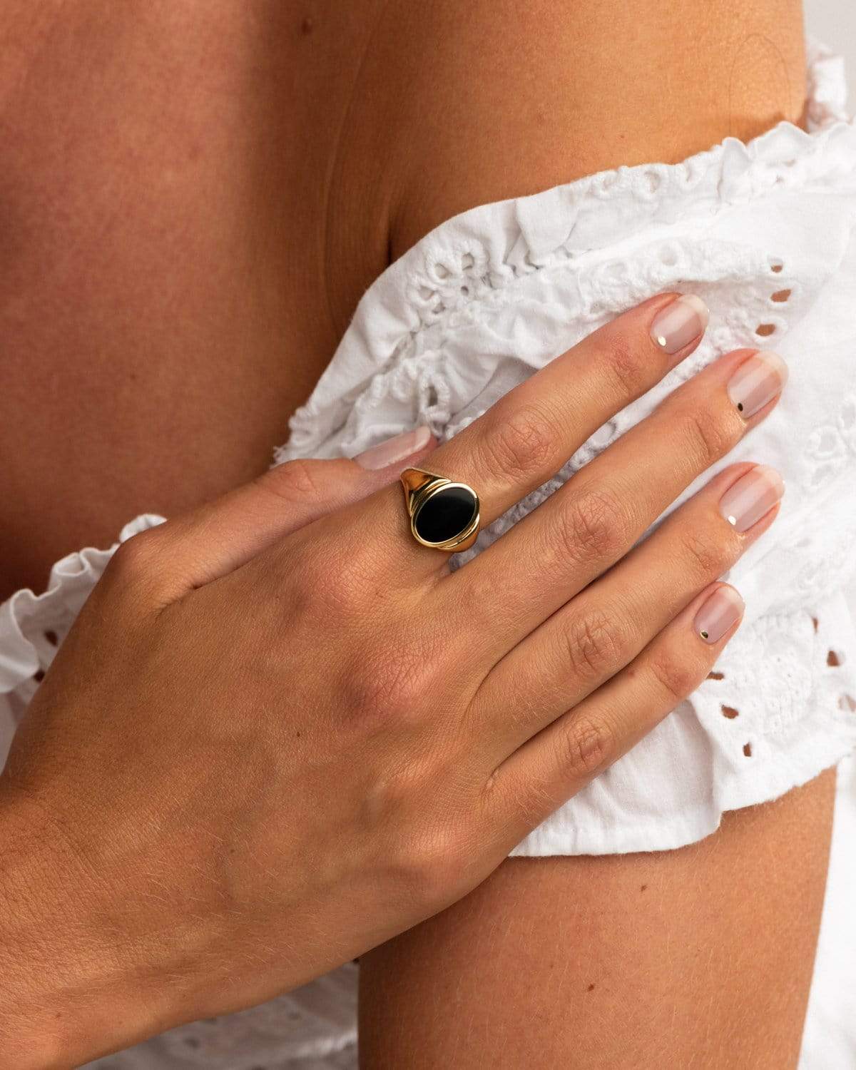 BRUNA The Label Ring Puglia Onyx Ring